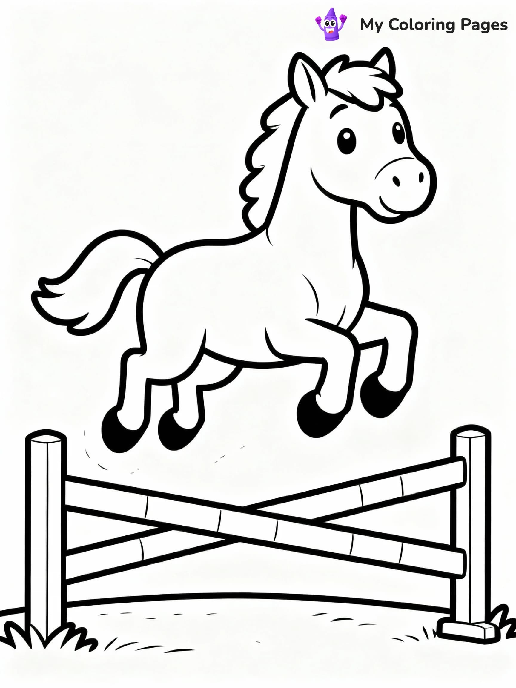 Horse Coloring Pages - 5