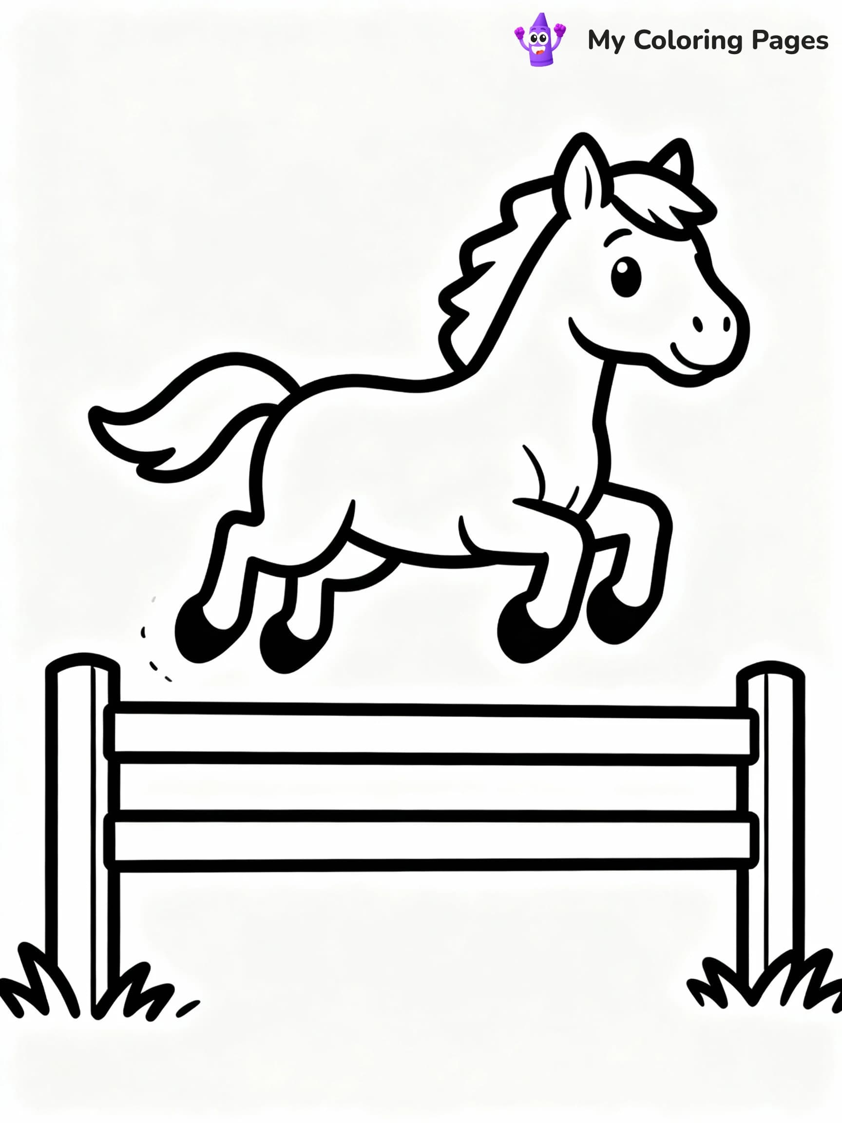 Horse Coloring Pages - 4