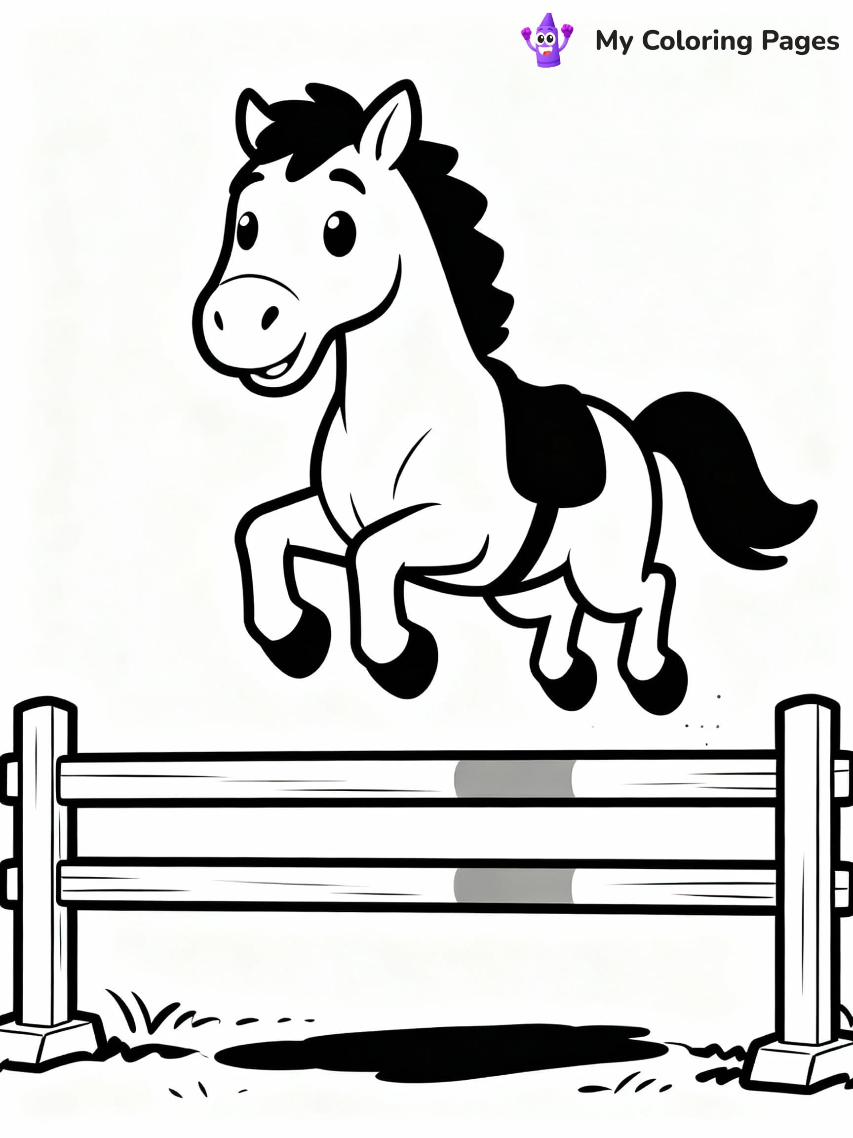 Horse Coloring Pages - 3