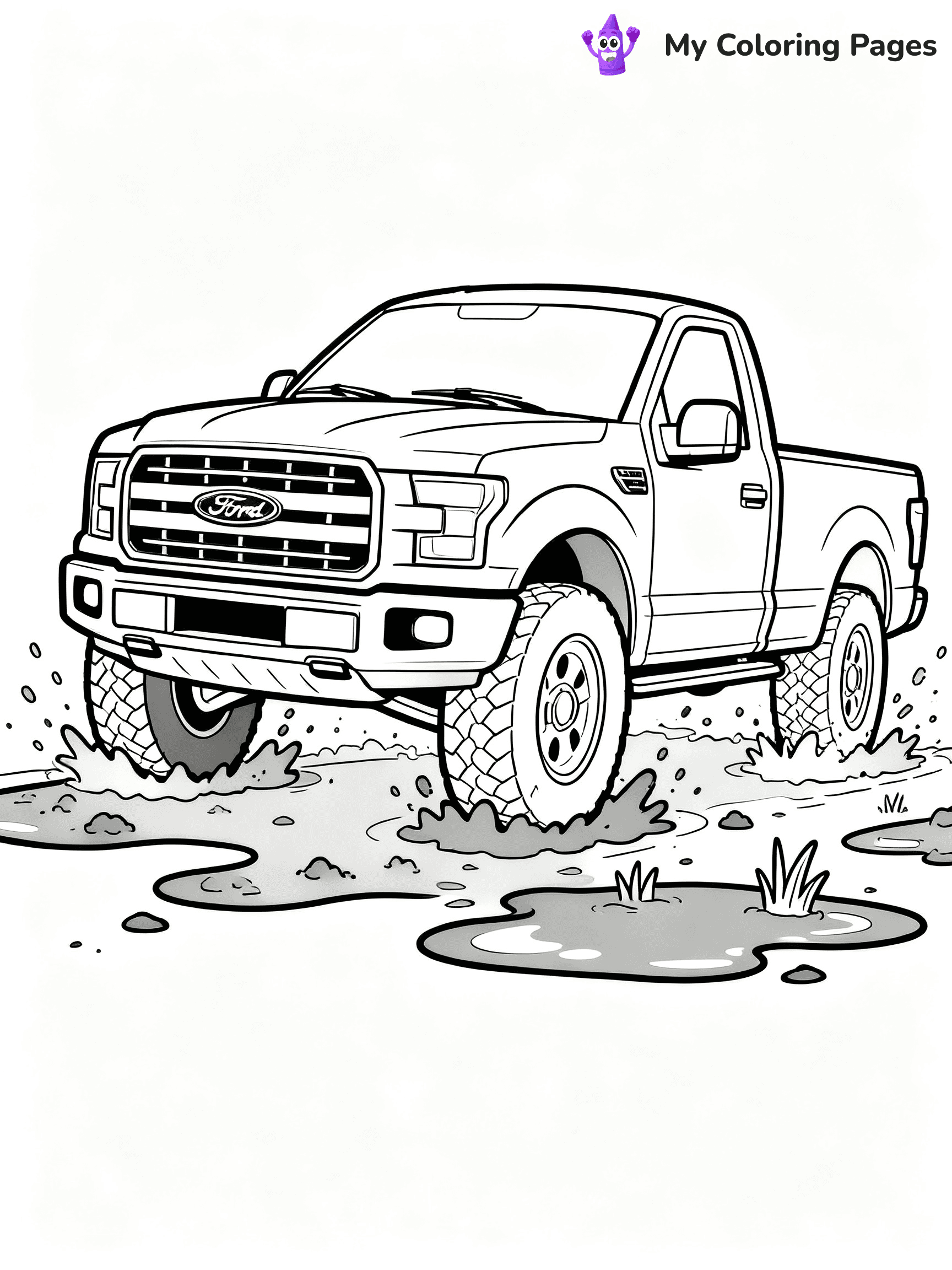 Ford Truck Coloring Pages - 21