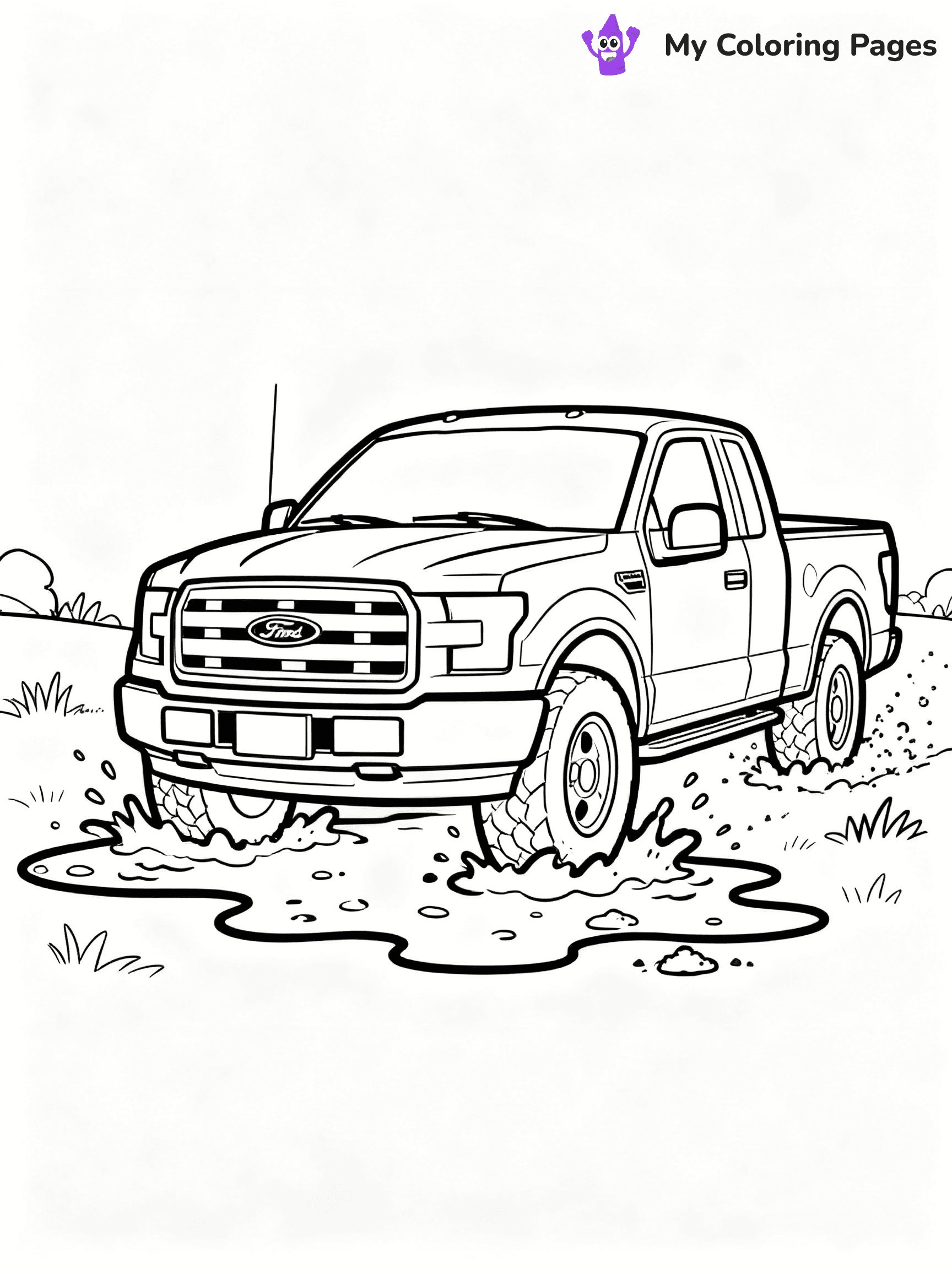 Ford Truck Coloring Pages - 20