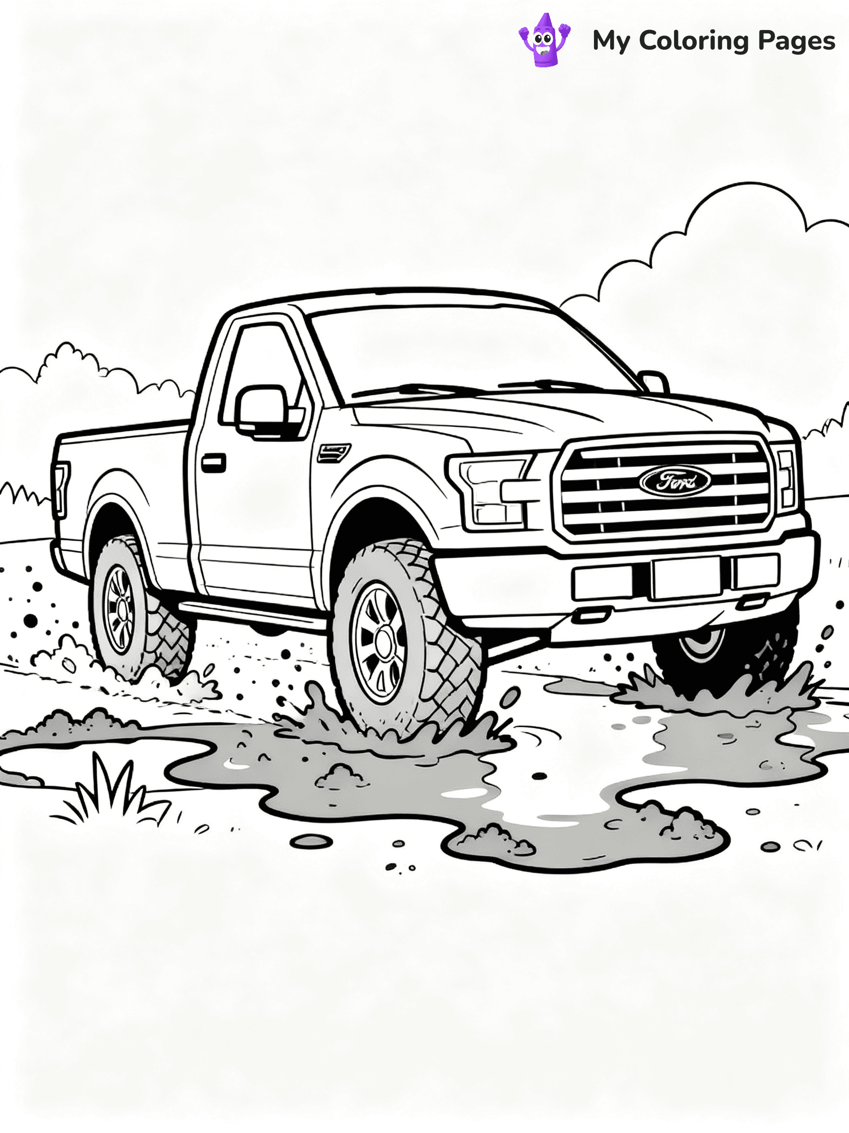 Ford Truck Coloring Pages - 19