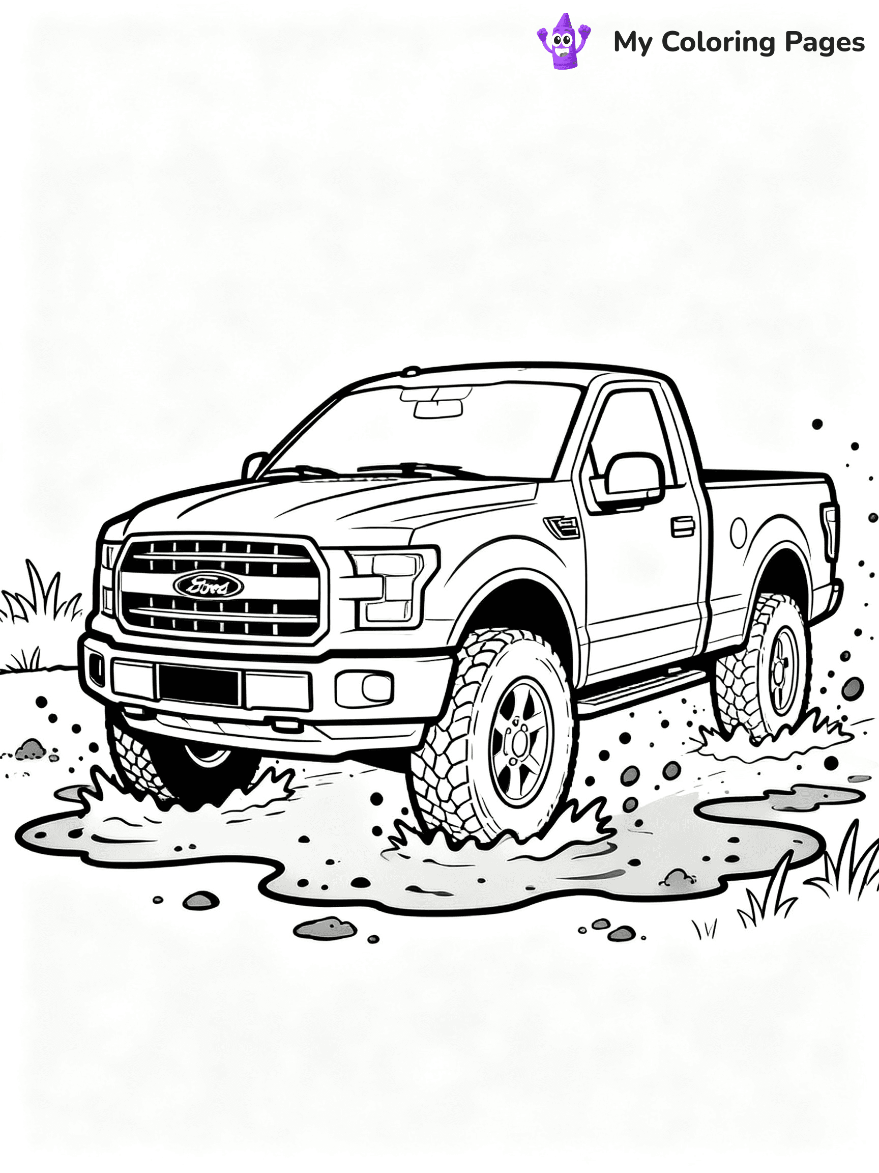 Ford Truck Coloring Pages - 17