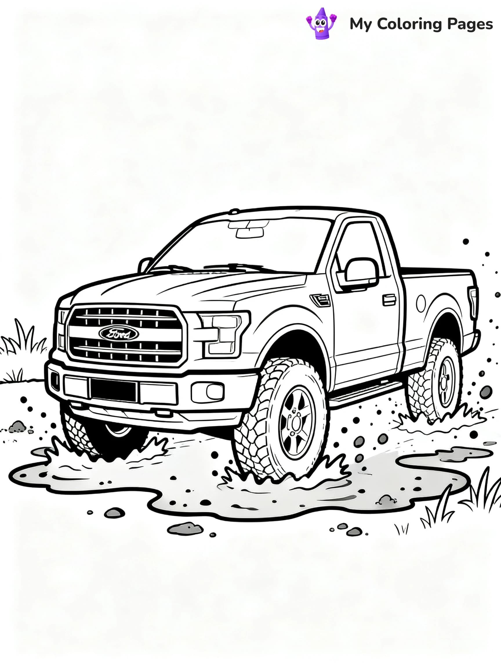 Ford Truck Coloring Pages - 17