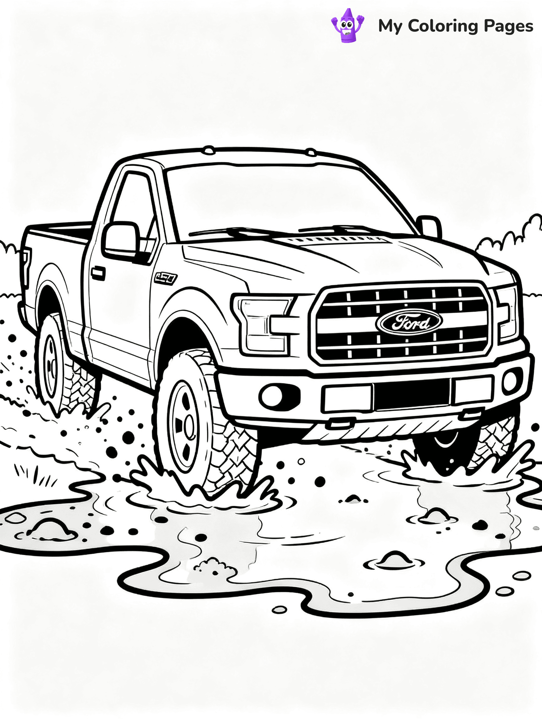 Ford Truck Coloring Pages - 16