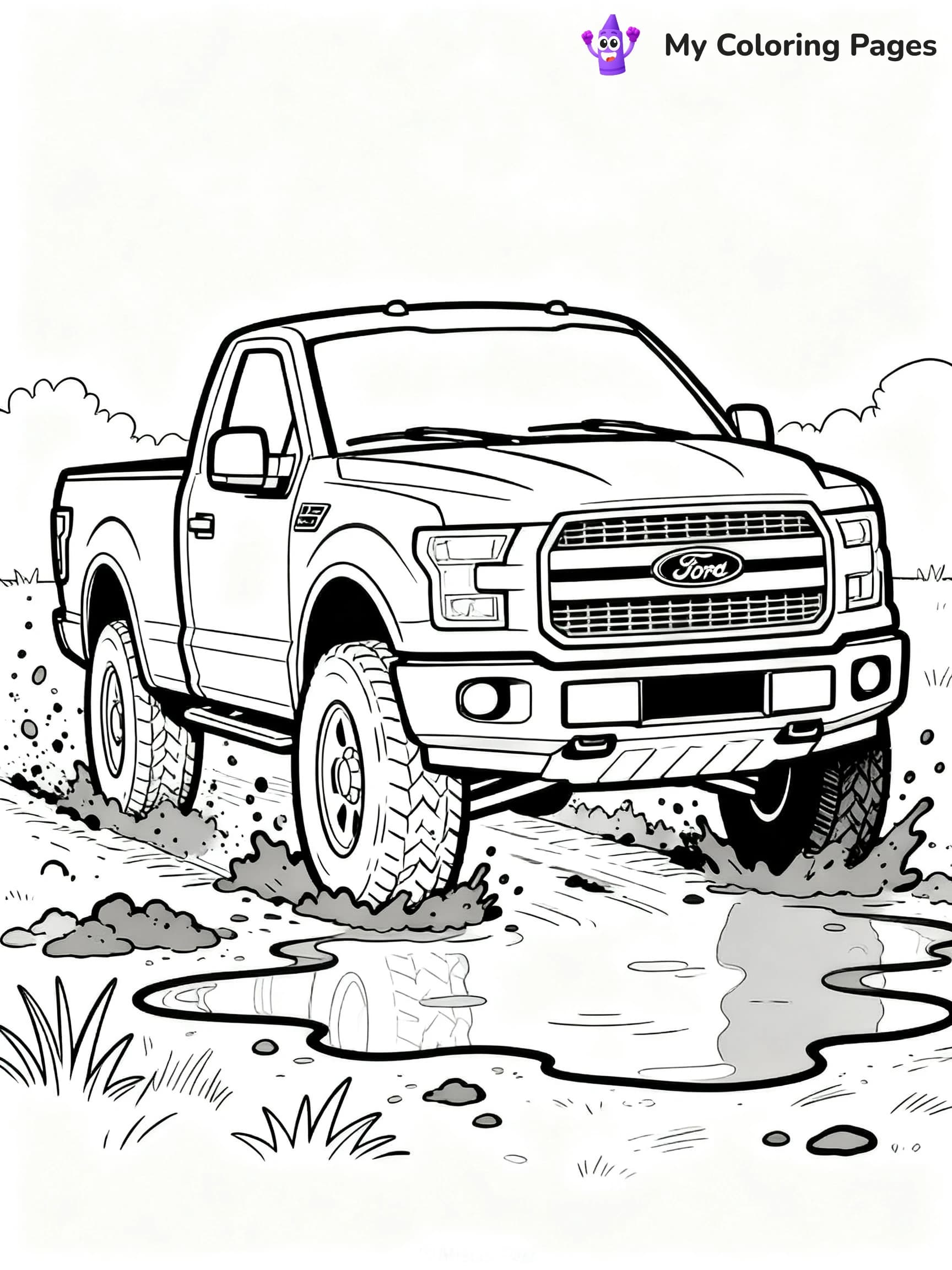 Ford Truck Coloring Pages - 15