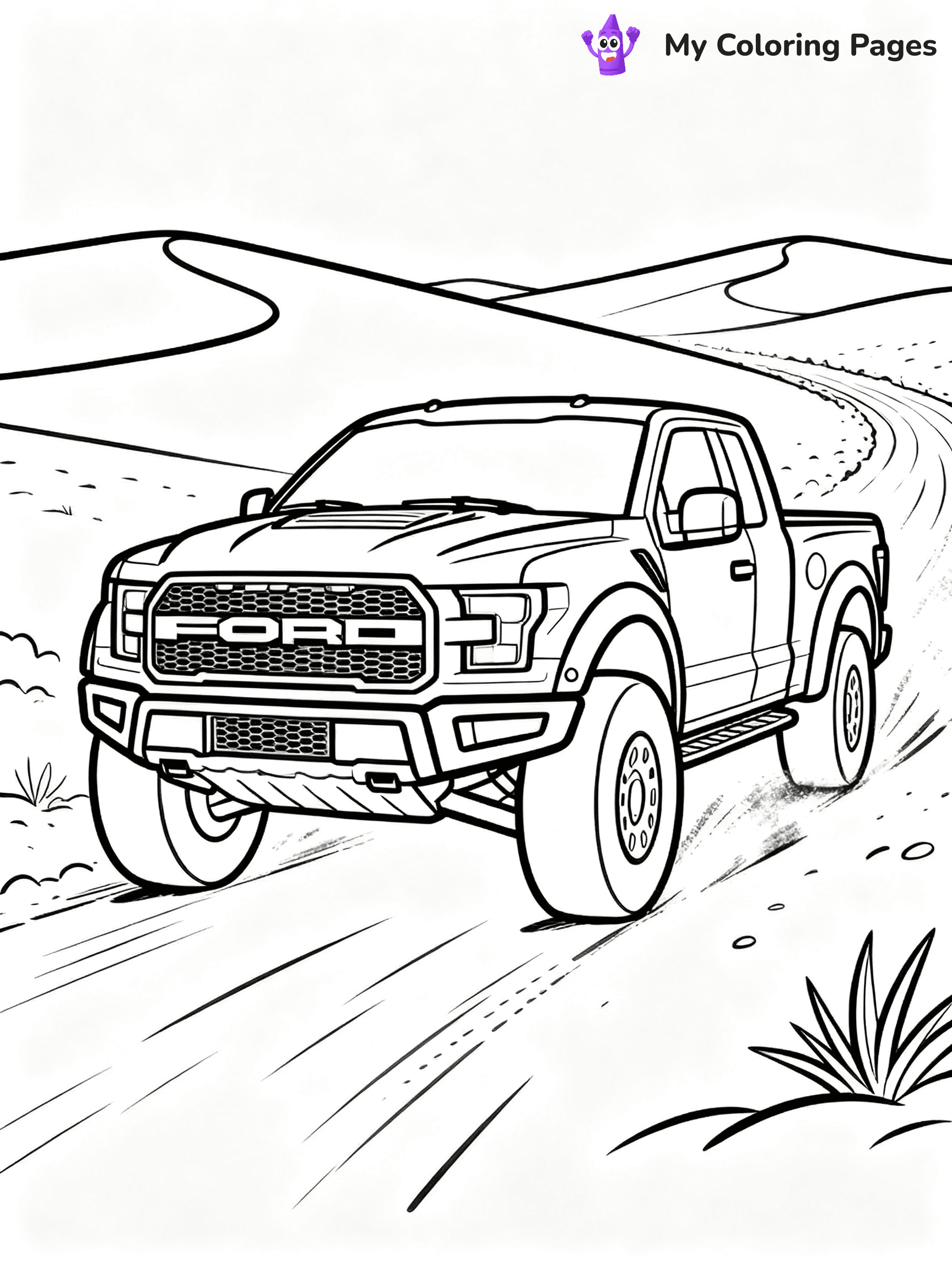 Ford Truck Coloring Pages - 14