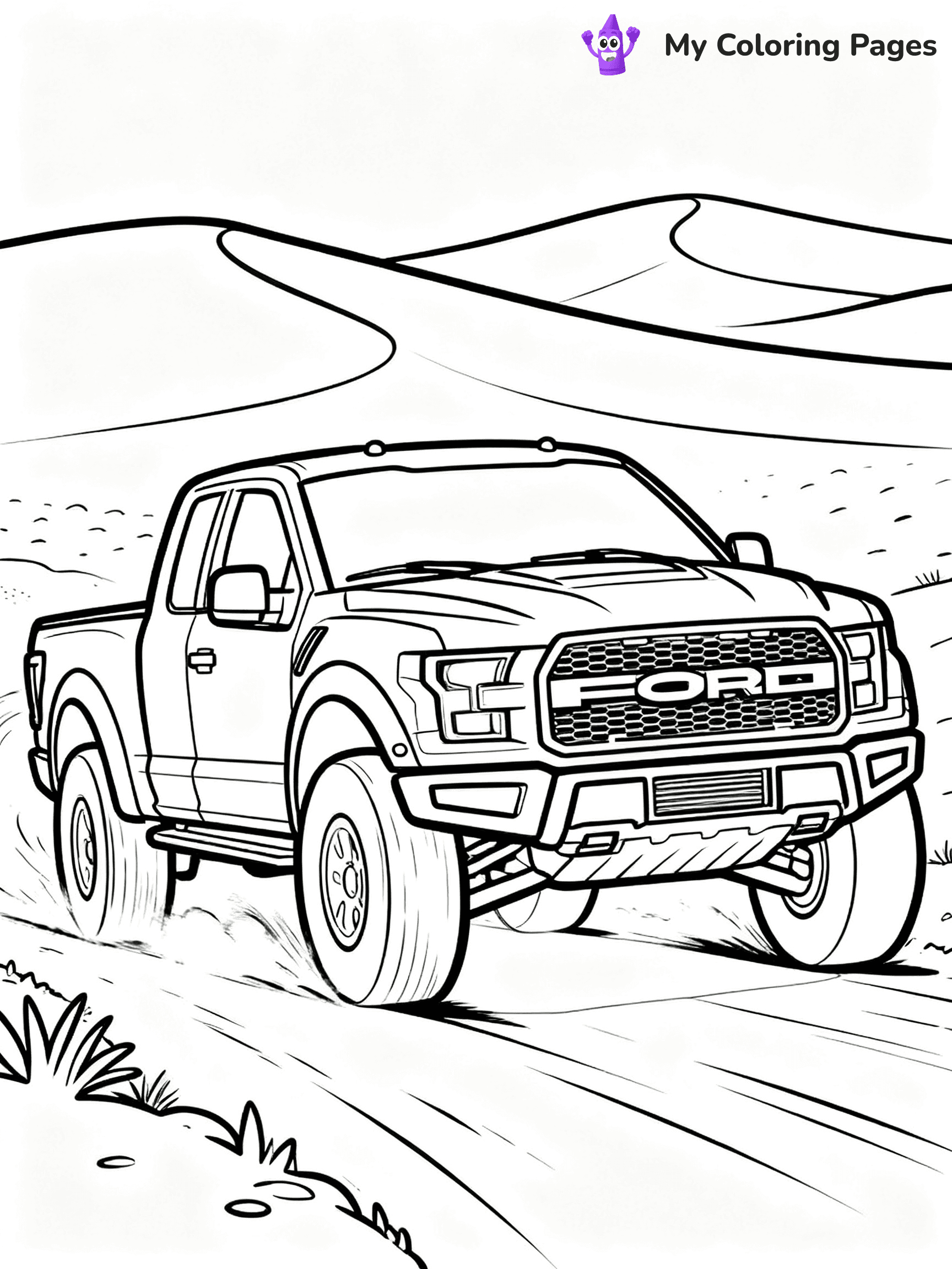 Ford Truck Coloring Pages - 13