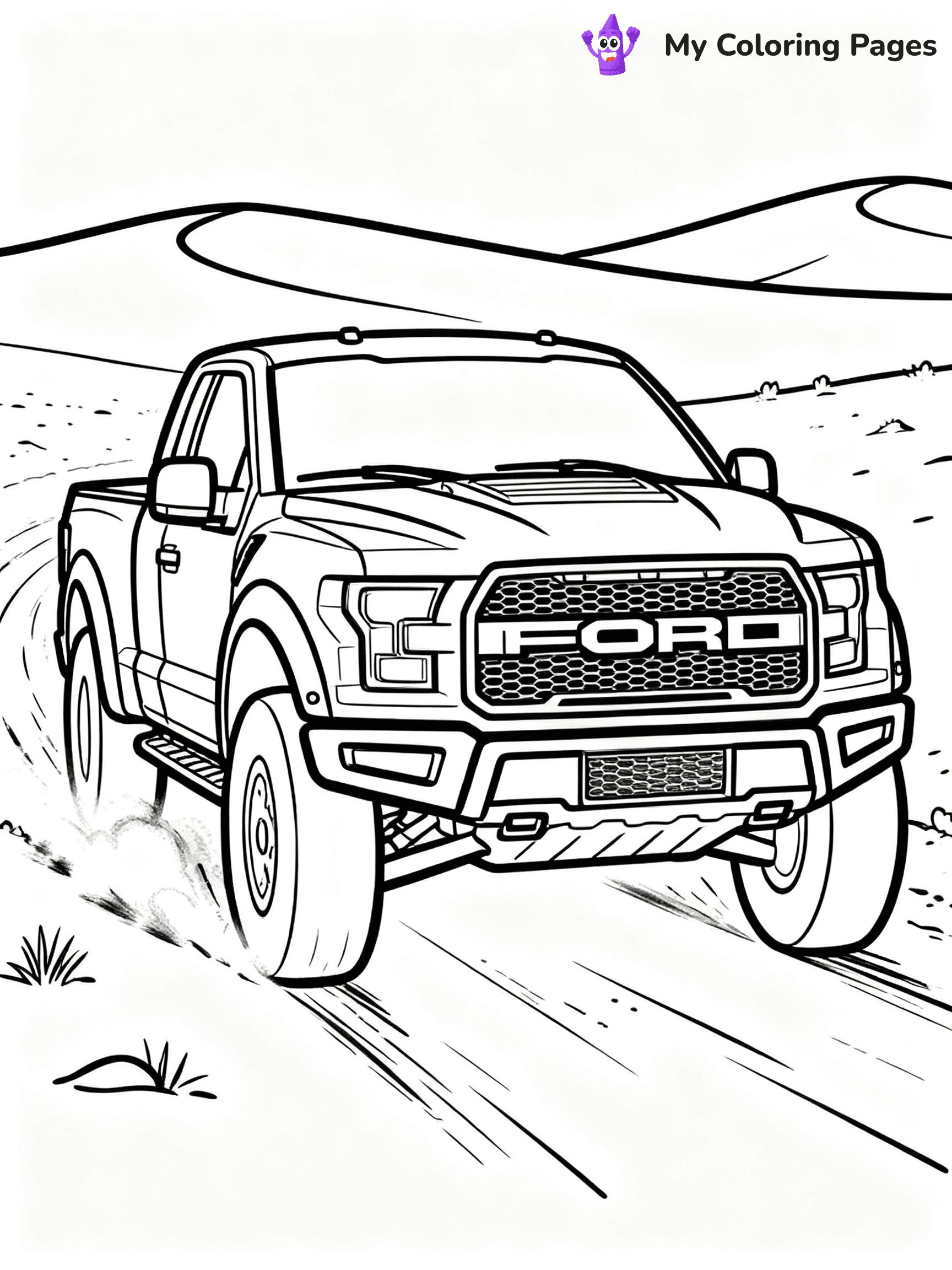 Ford Truck Coloring Pages - 12