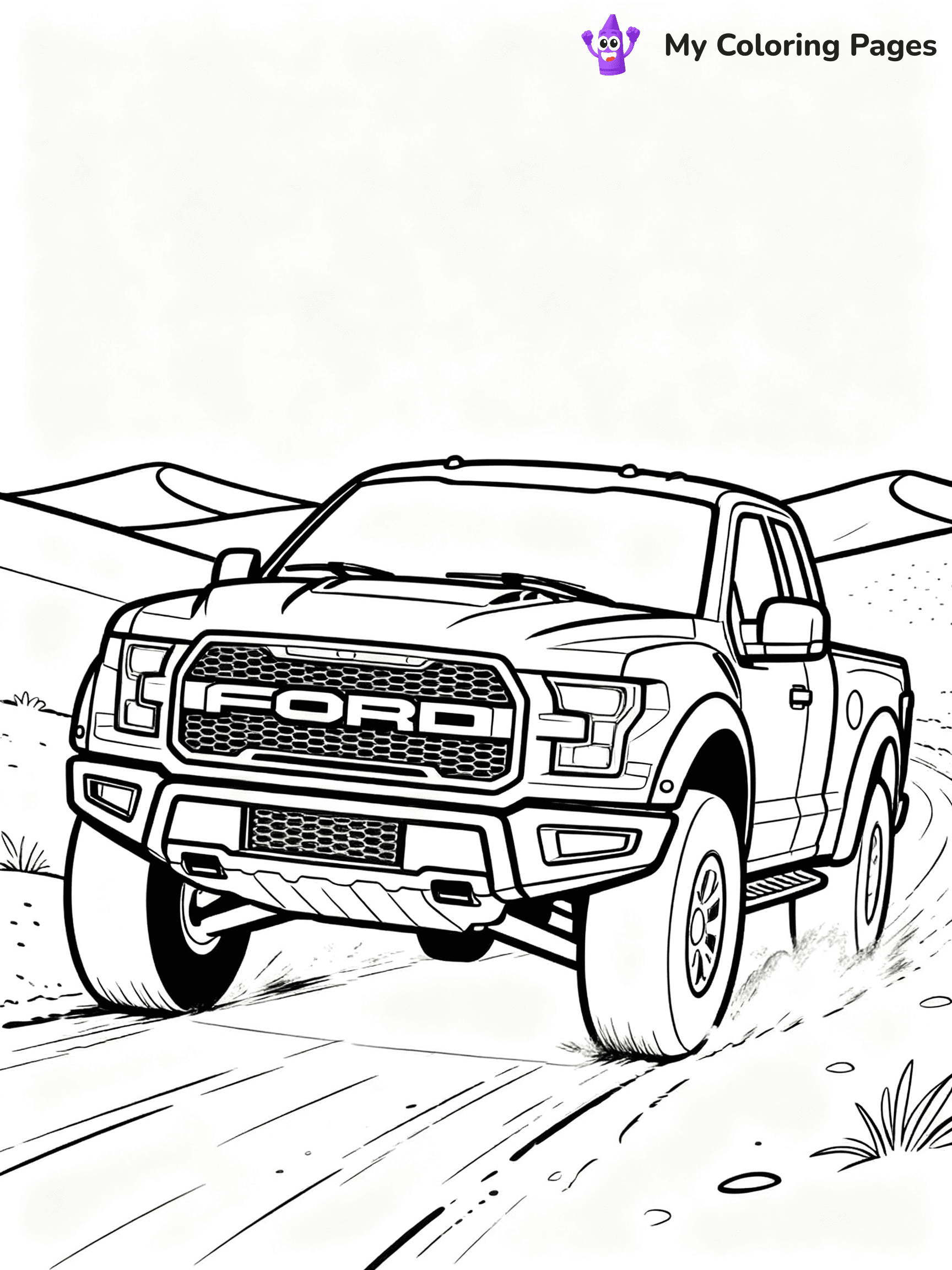 Ford Truck Coloring Pages - 11