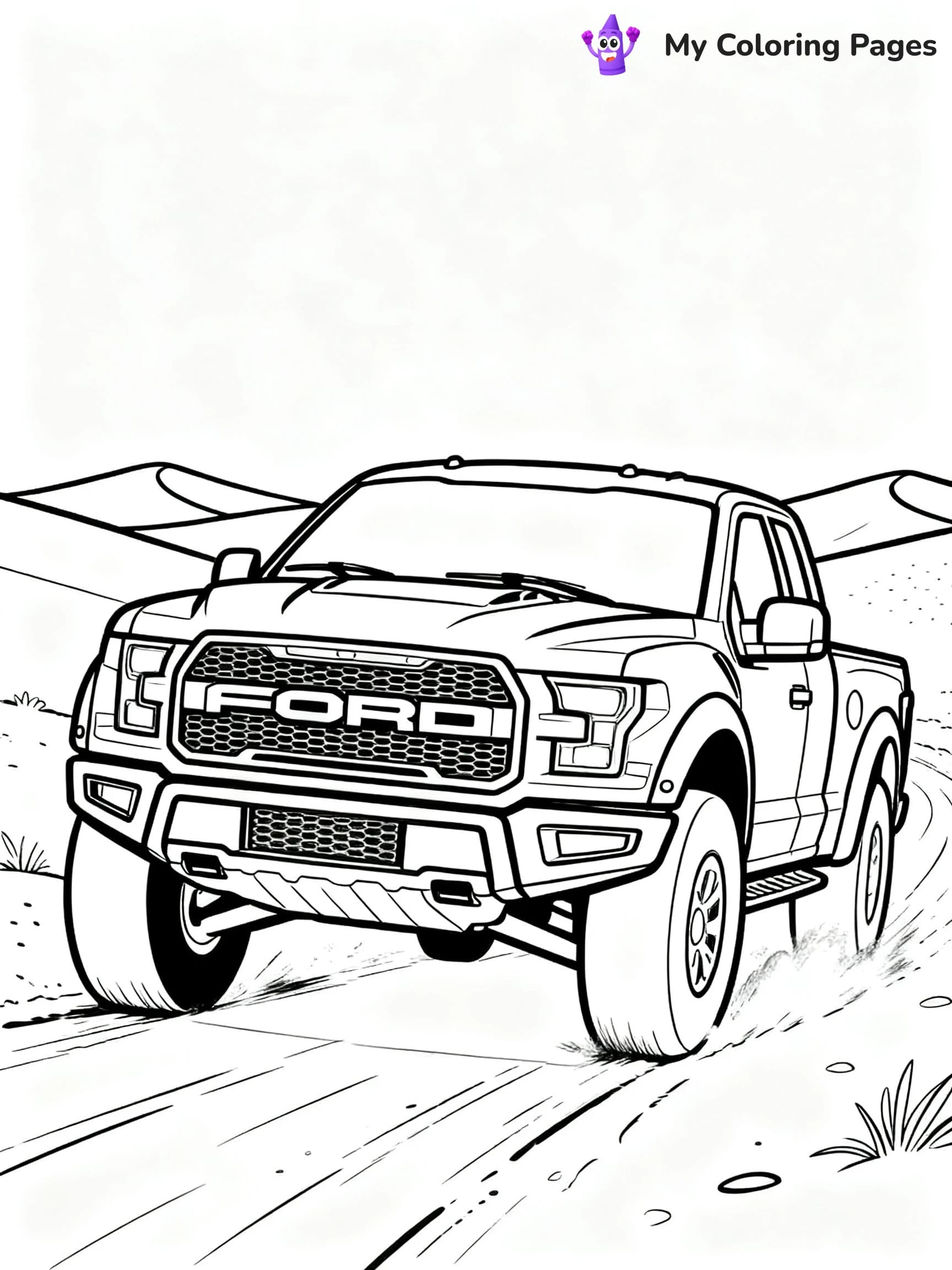 Ford Truck Coloring Pages - 11