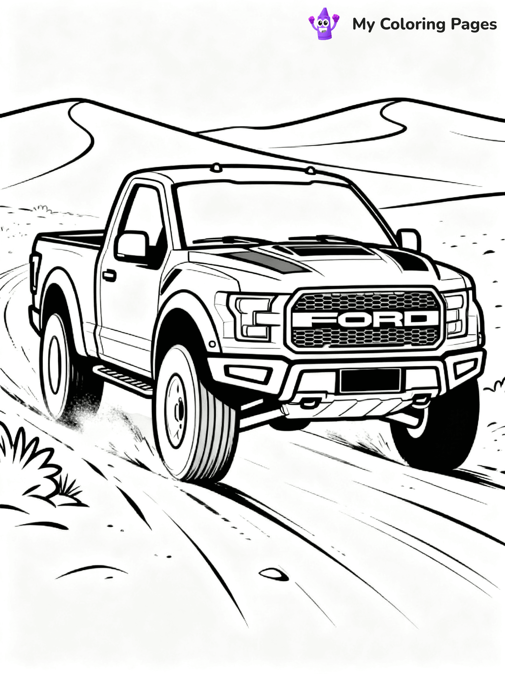 Ford Truck Coloring Pages - 10