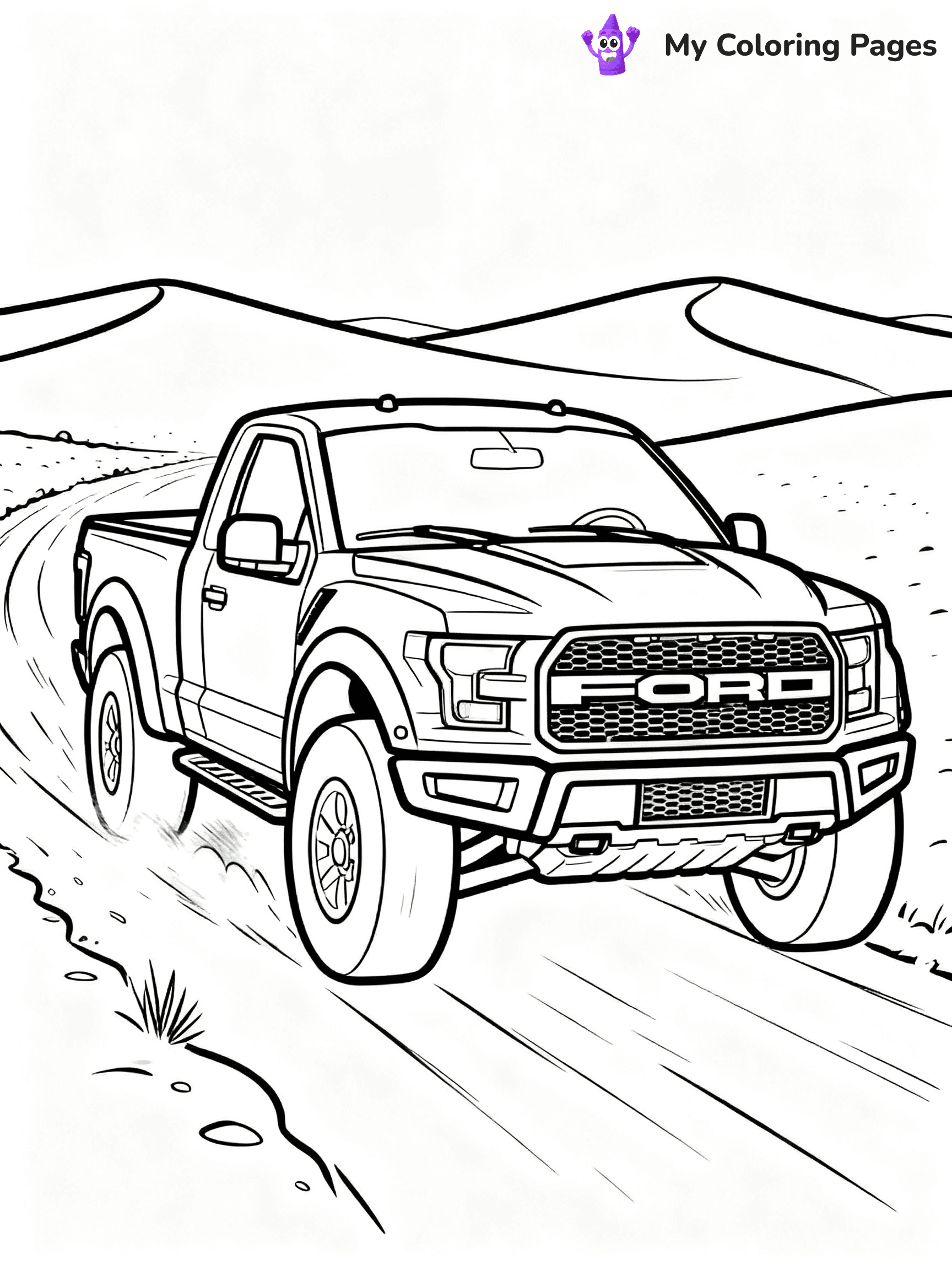 Ford Truck Coloring Pages - 8