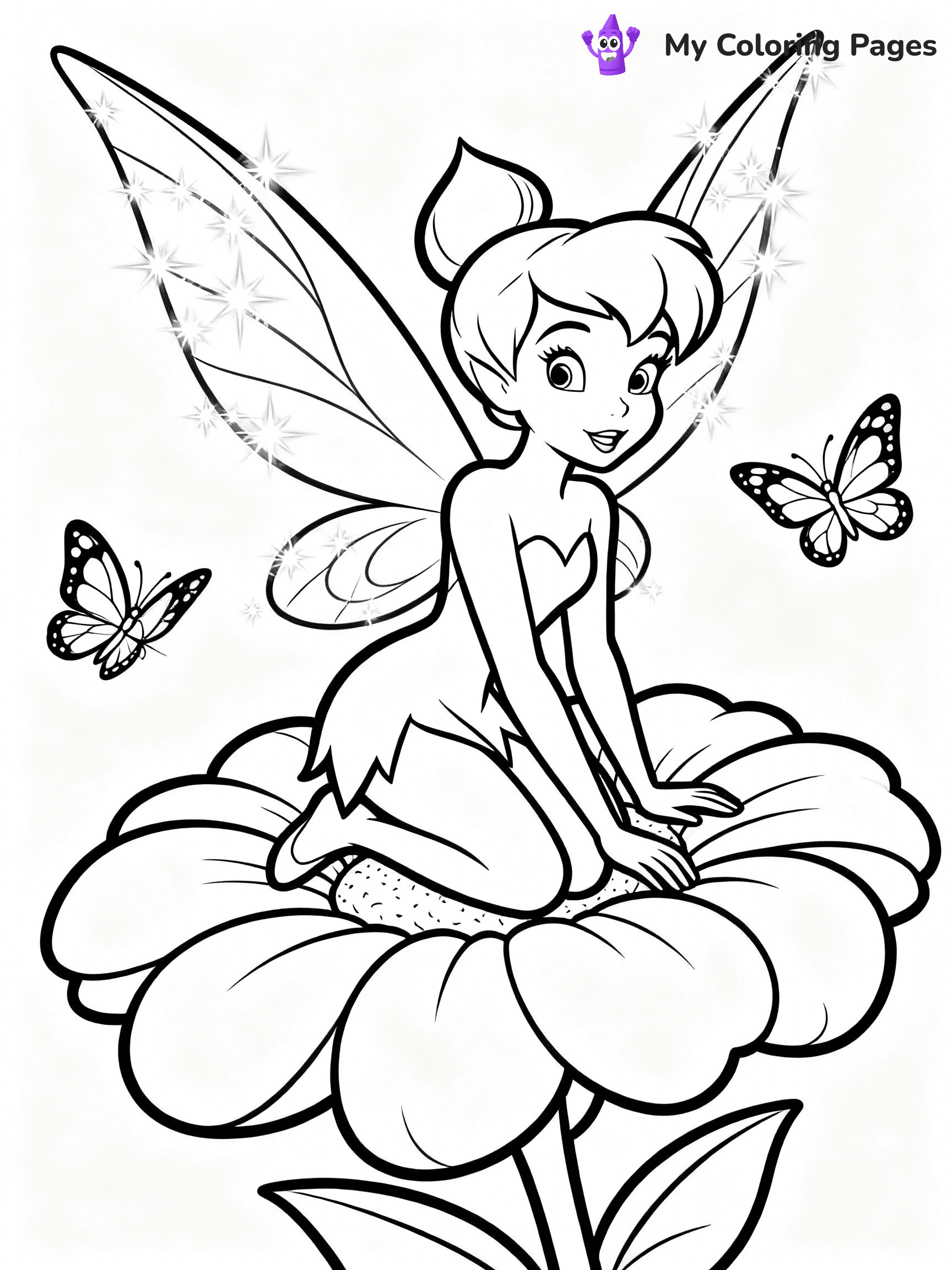 Tinkerbell Coloring Pages - 27