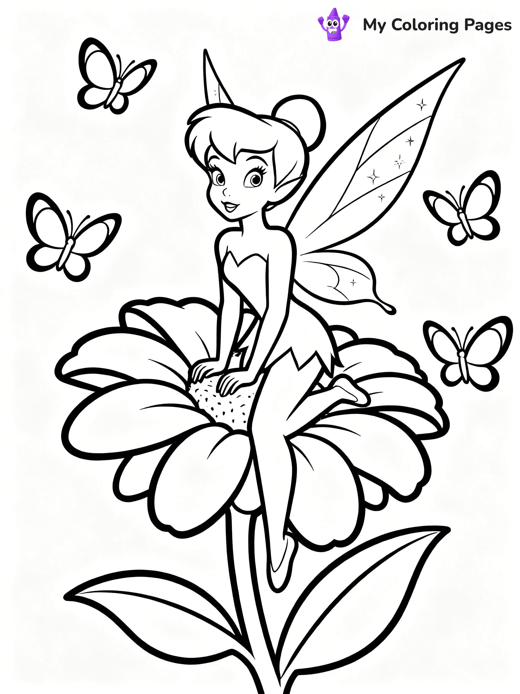 Tinkerbell Coloring Pages - 26