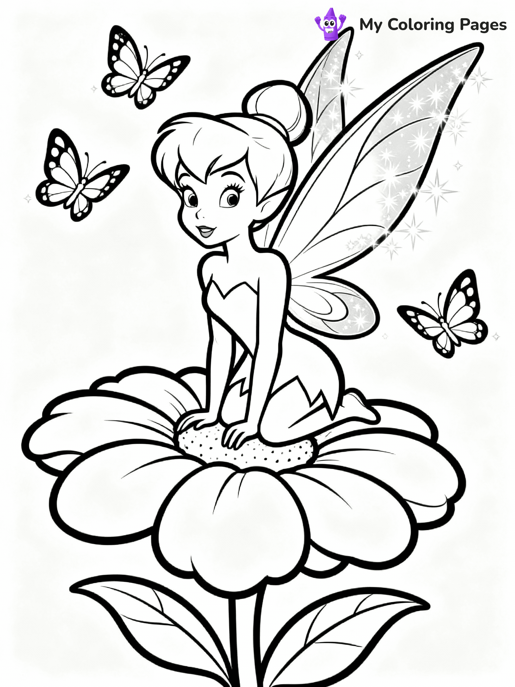 Tinkerbell Coloring Pages - 25