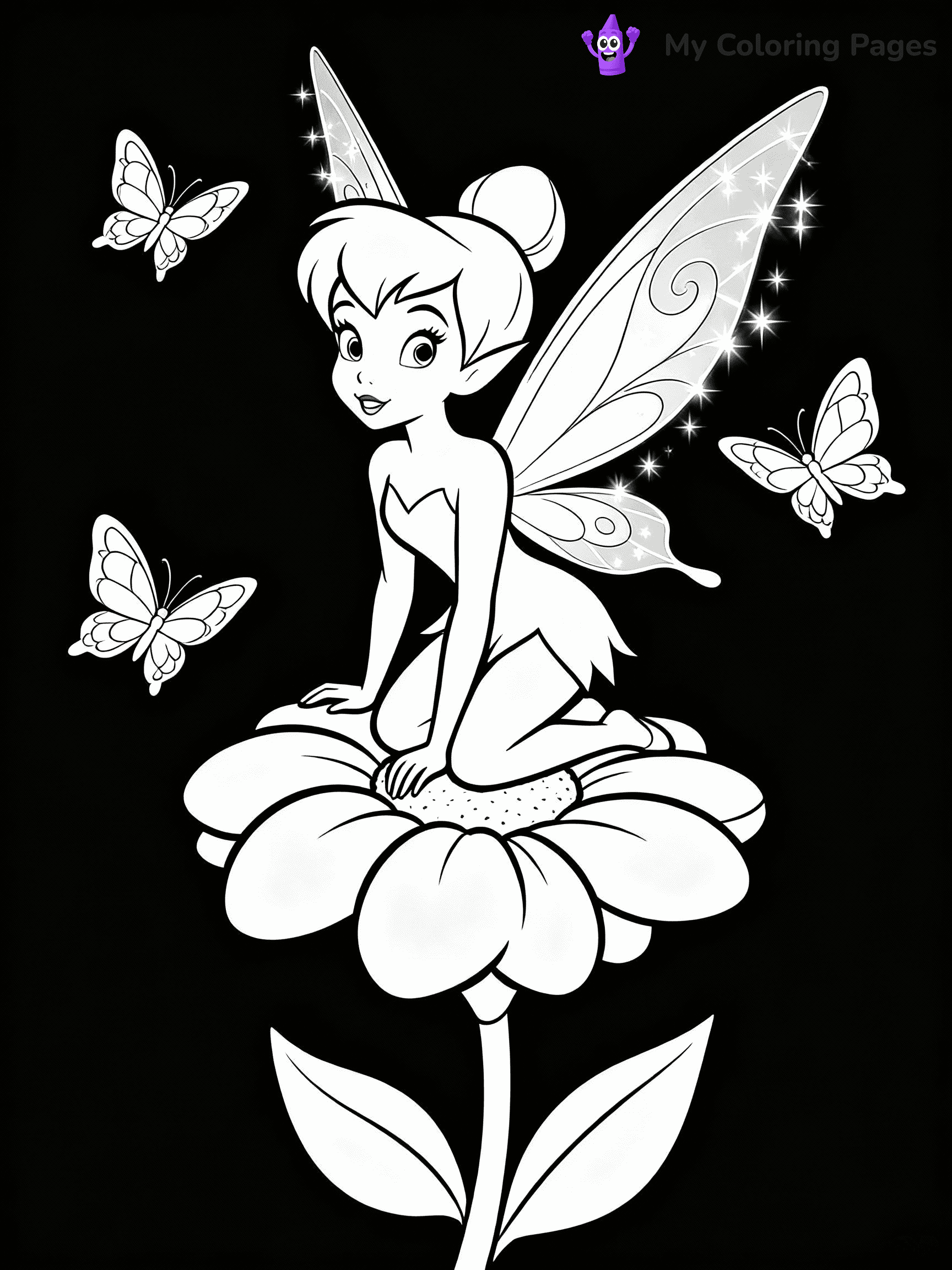 Tinkerbell Coloring Pages - 24