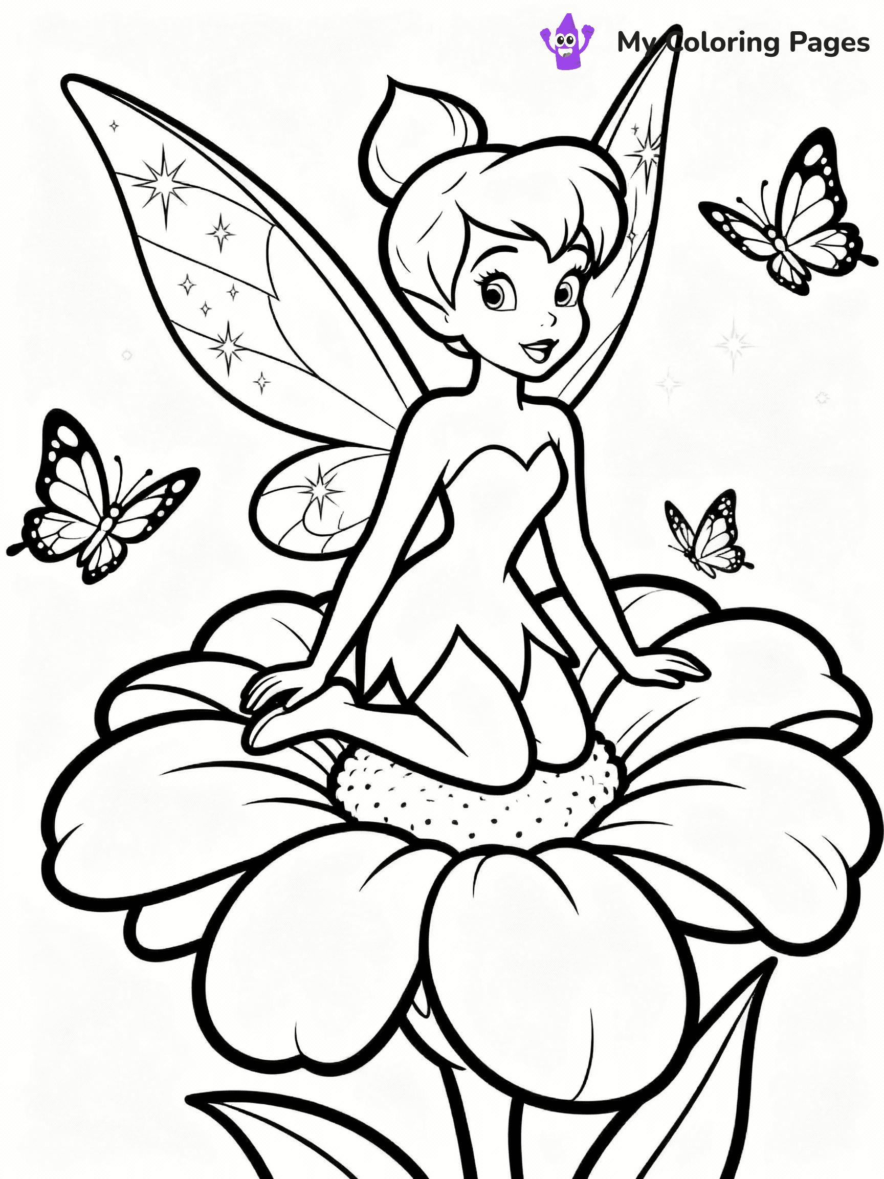 Tinkerbell Coloring Pages - 23
