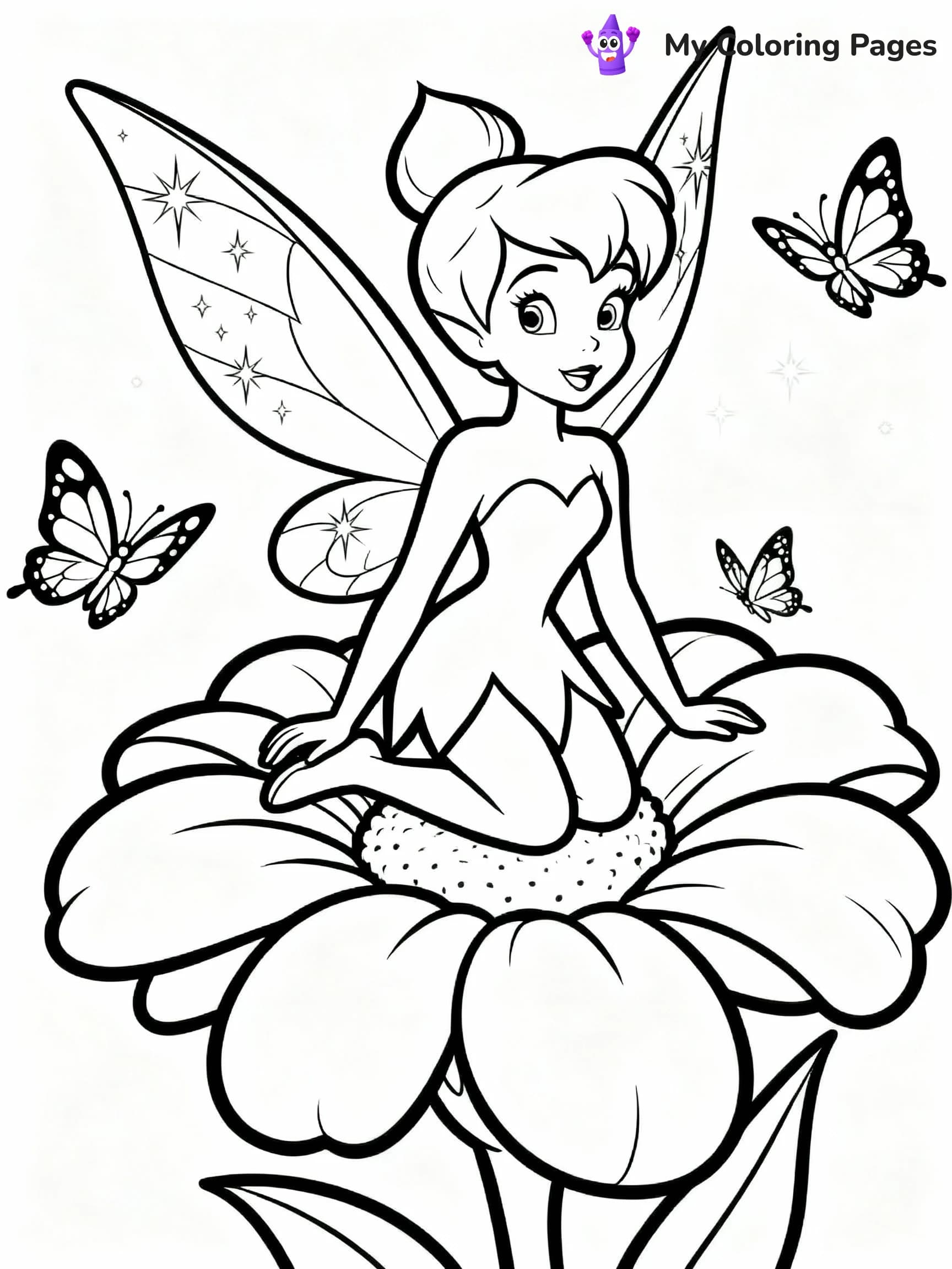 Tinkerbell Coloring Pages - 23