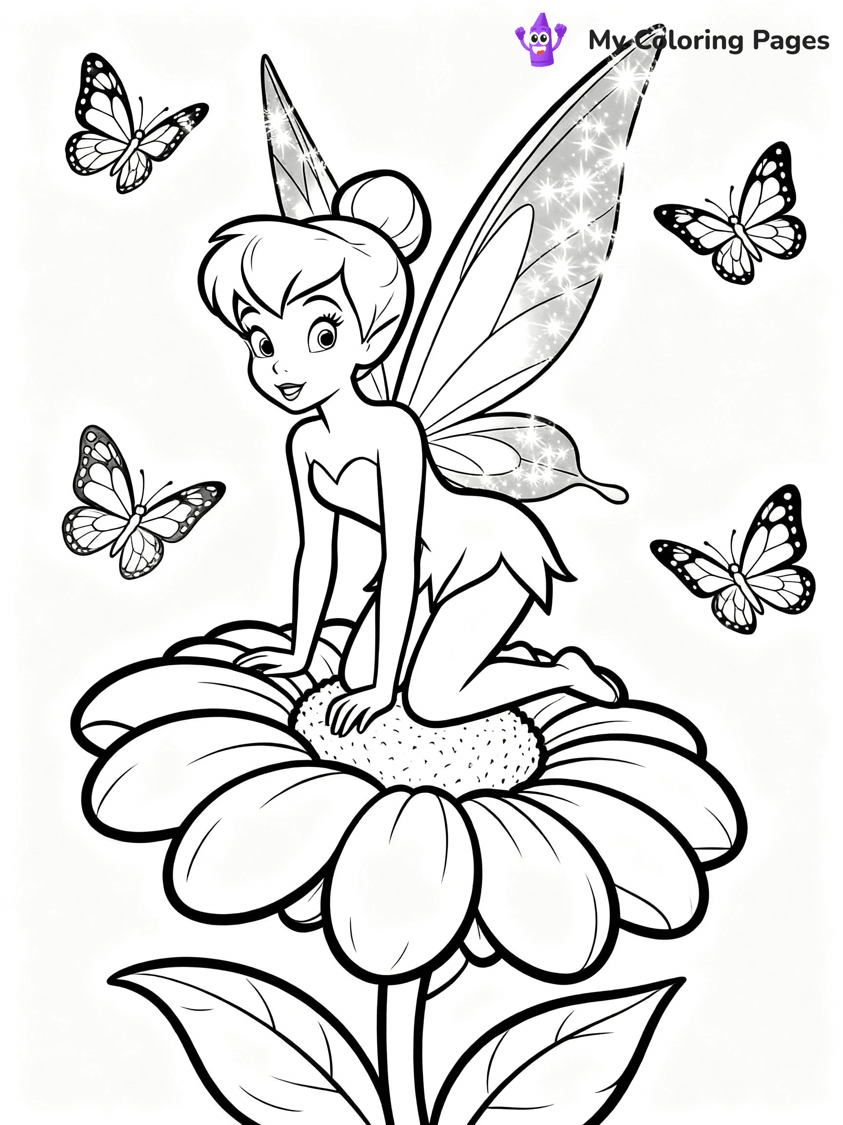Tinkerbell Coloring Pages - 22