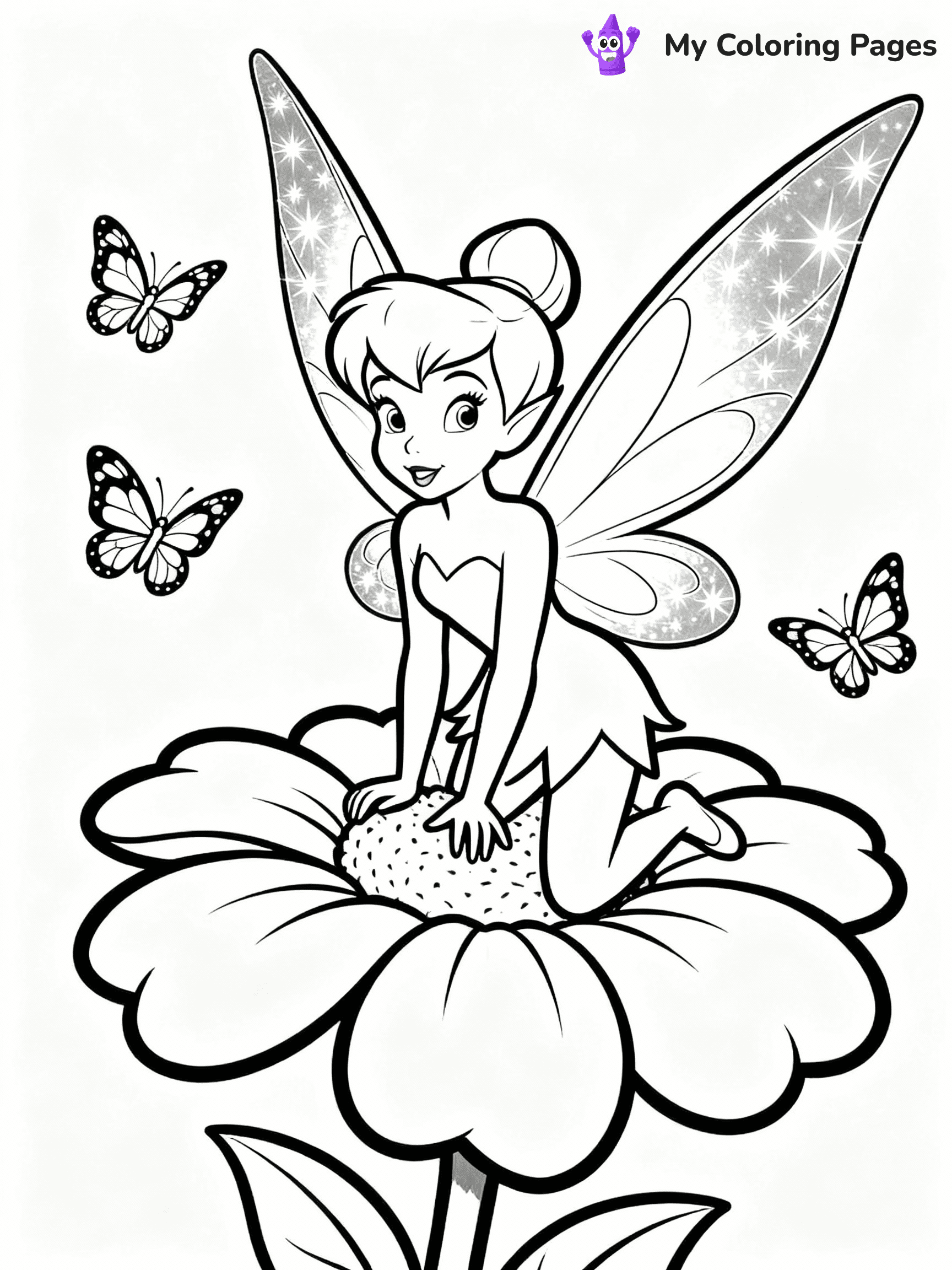 Tinkerbell Coloring Pages - 21