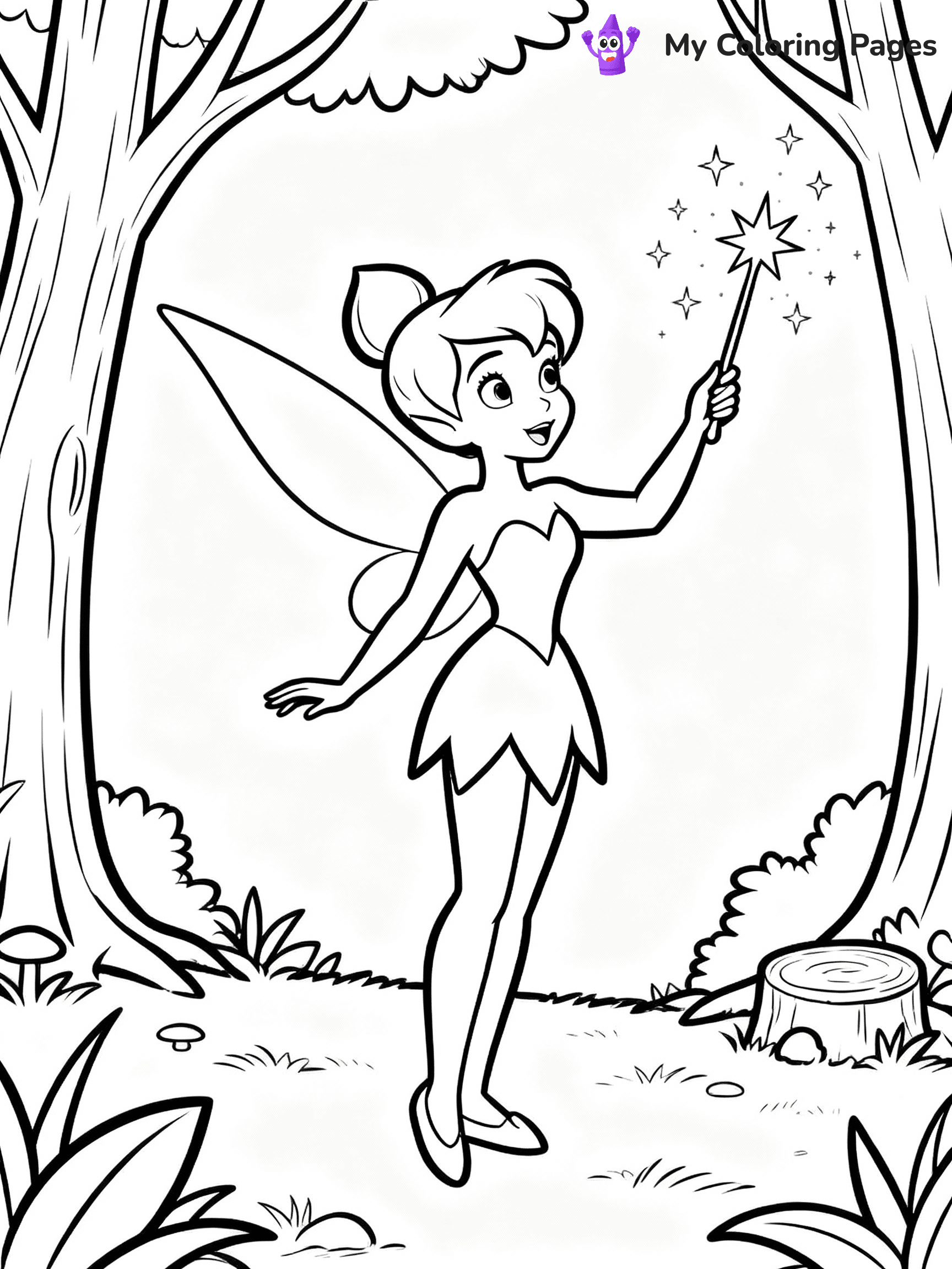 Tinkerbell Coloring Pages - 20