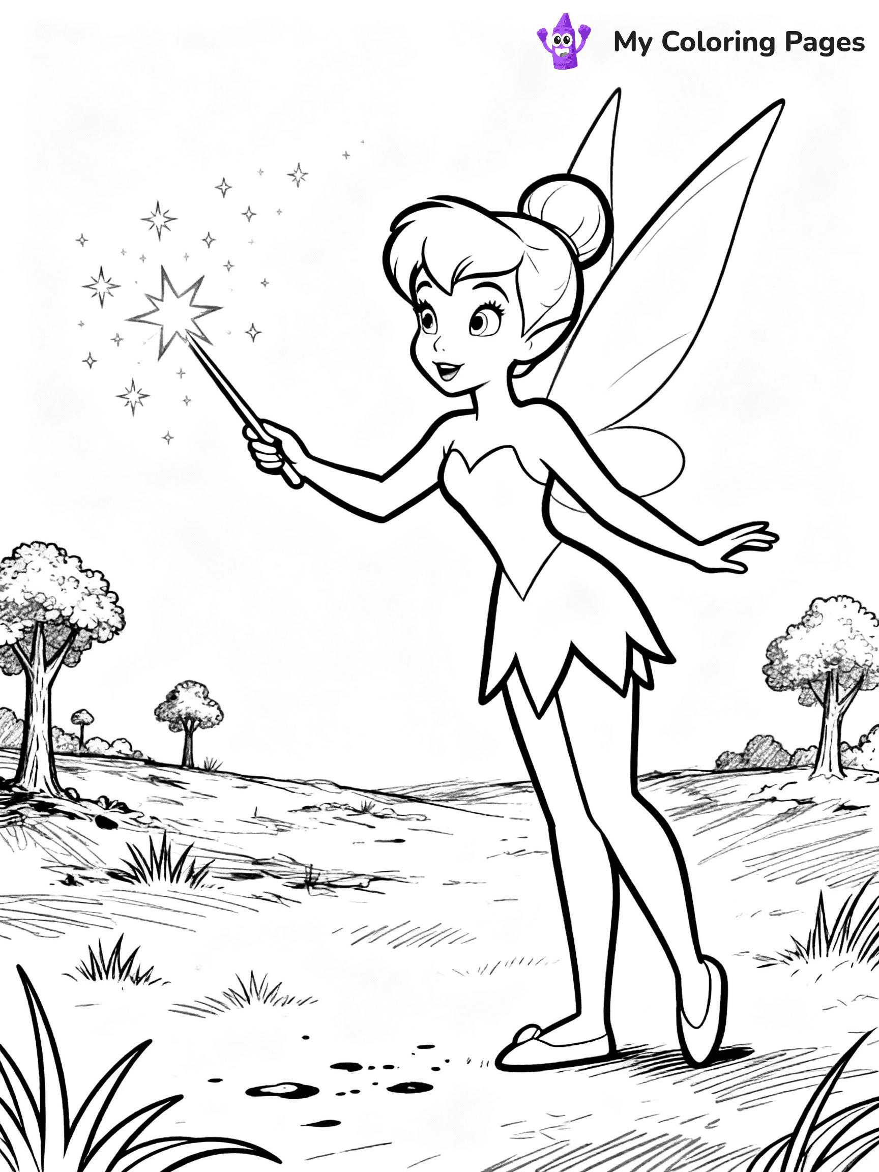 Tinkerbell Coloring Pages - 19