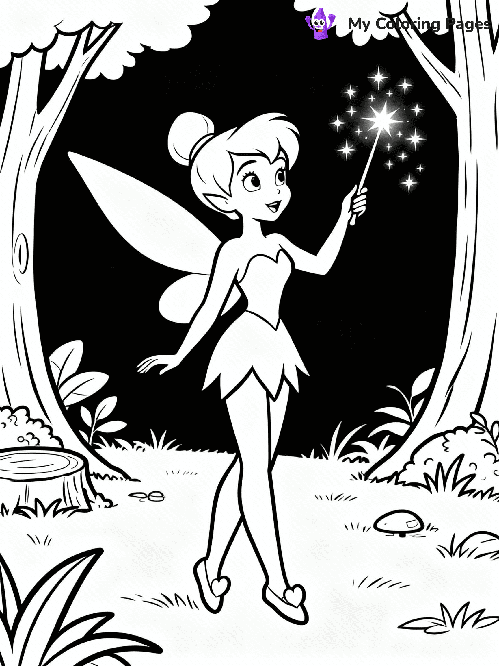 Tinkerbell Coloring Pages - 18
