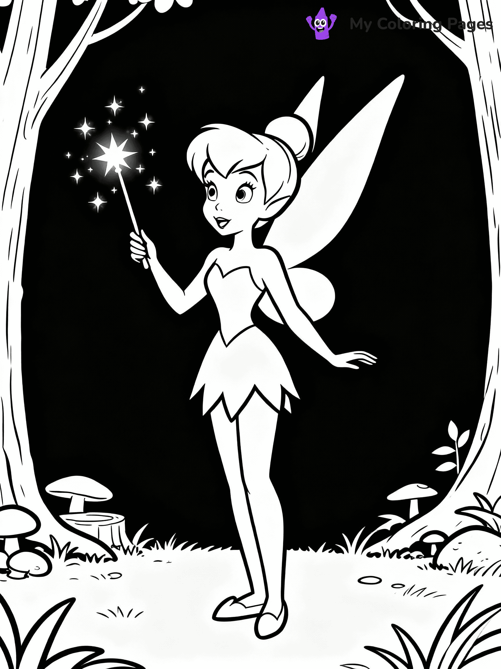 Tinkerbell Coloring Pages - 17