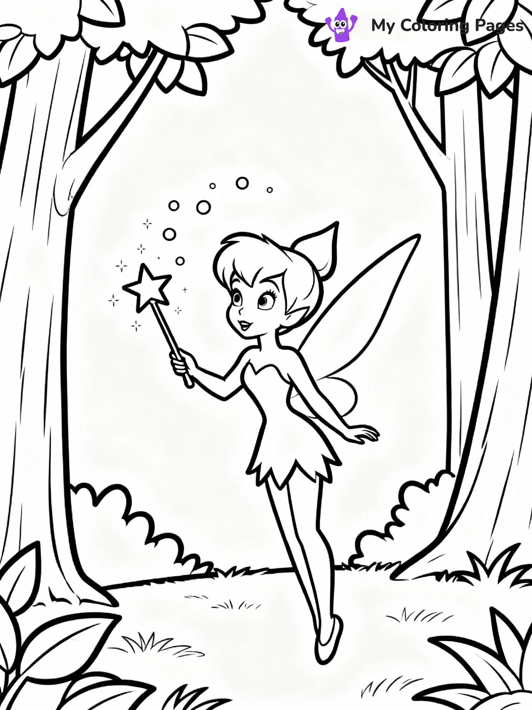 Tinkerbell Coloring Pages - 16