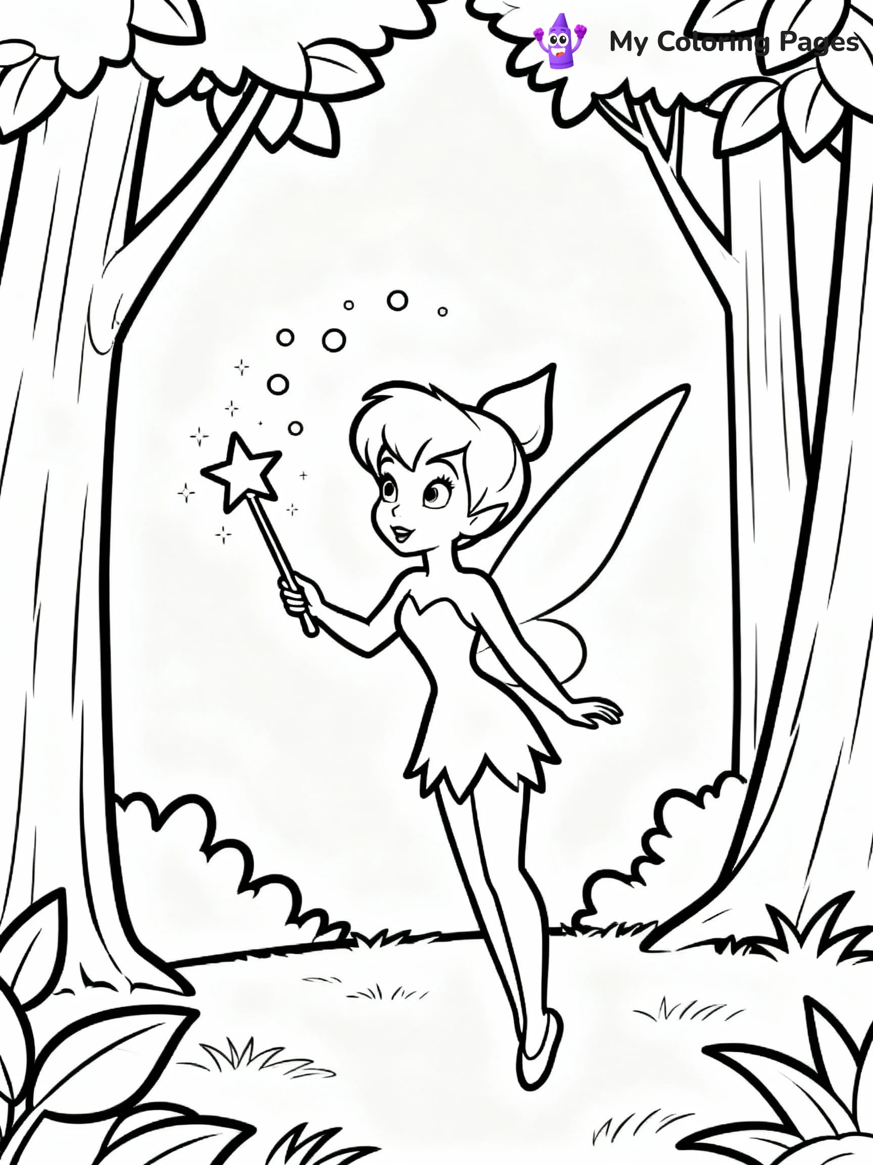 Tinkerbell Coloring Pages - 16