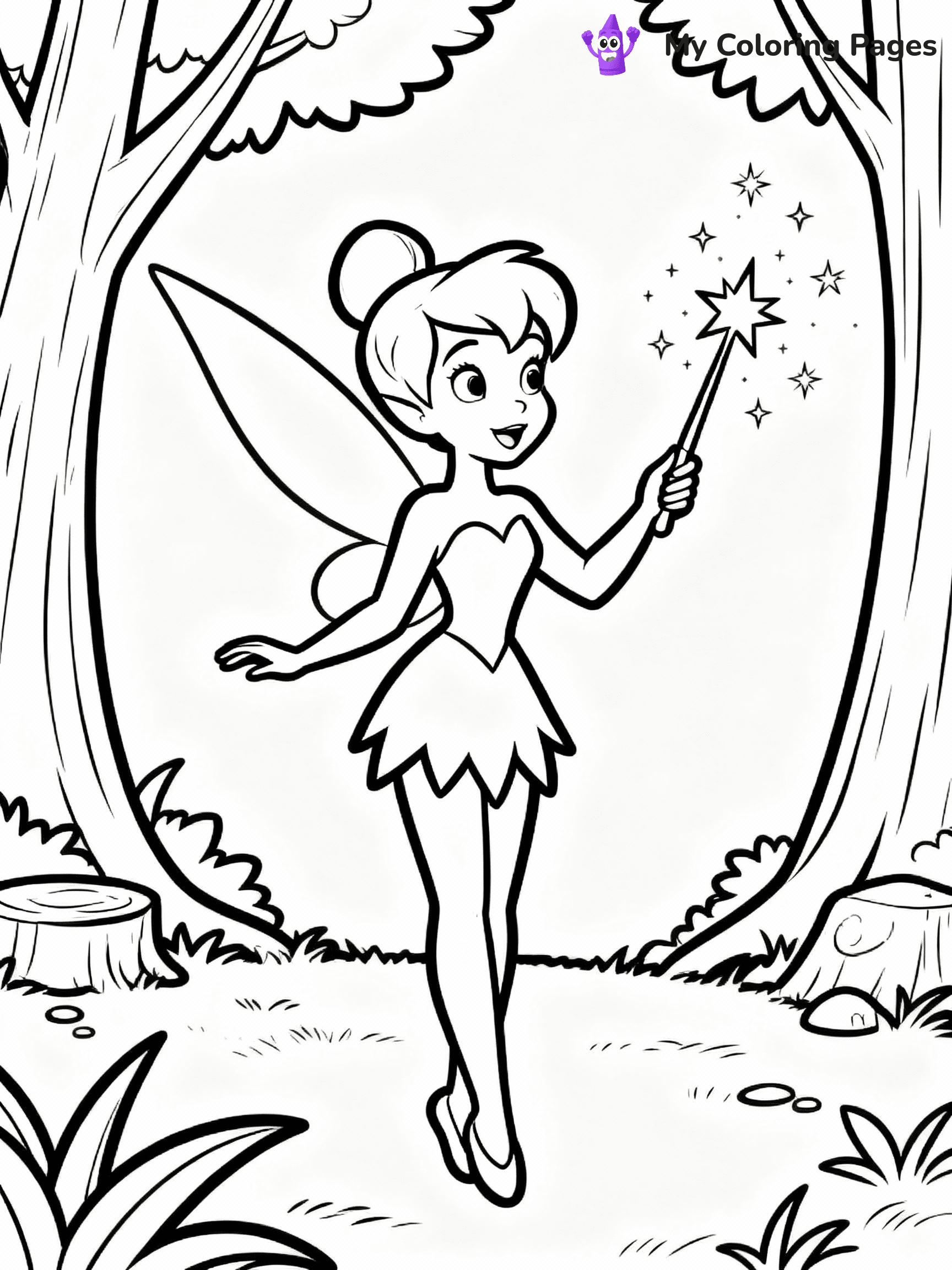 Tinkerbell Coloring Pages - 15