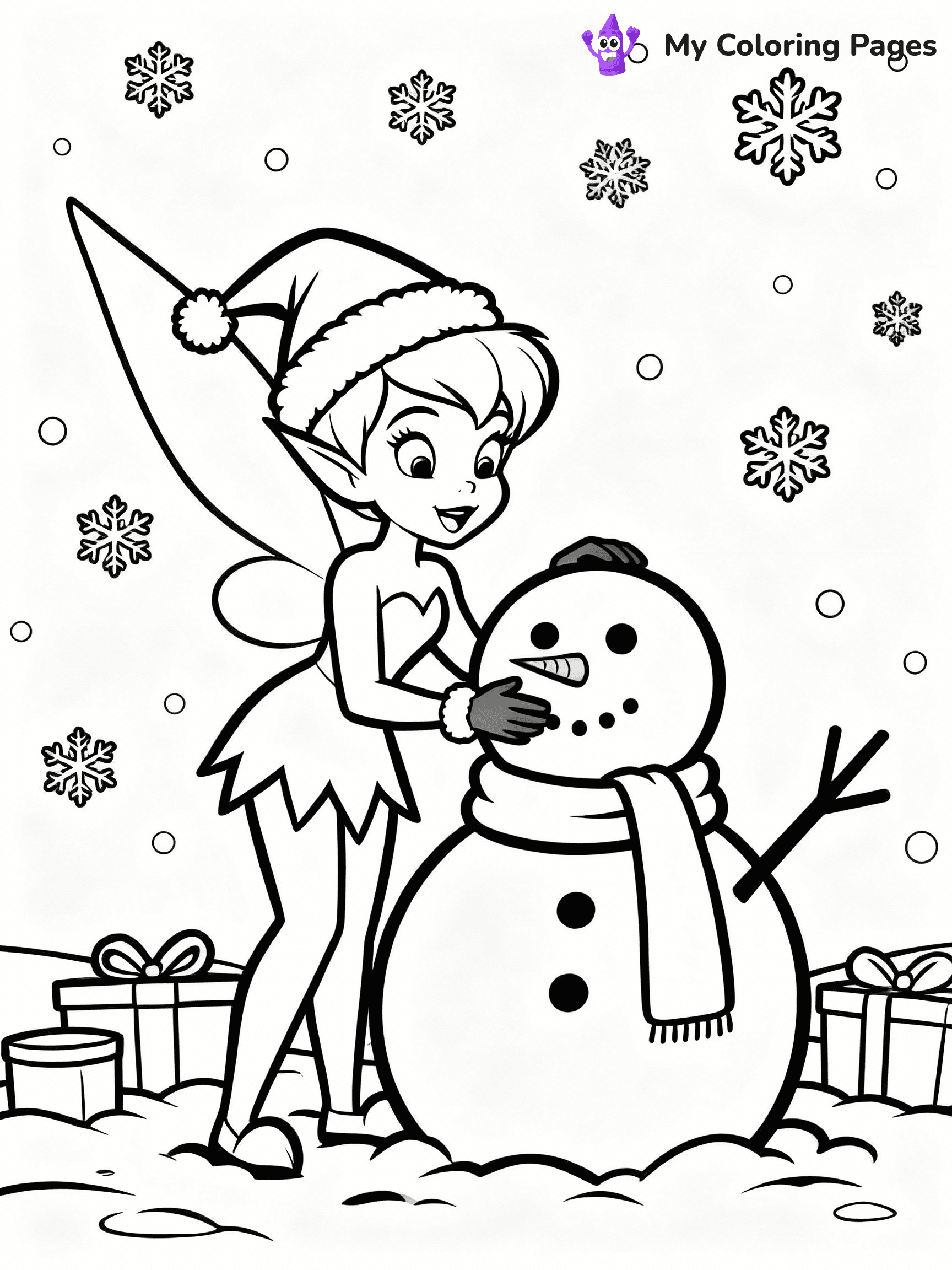 Tinkerbell Coloring Pages - 12