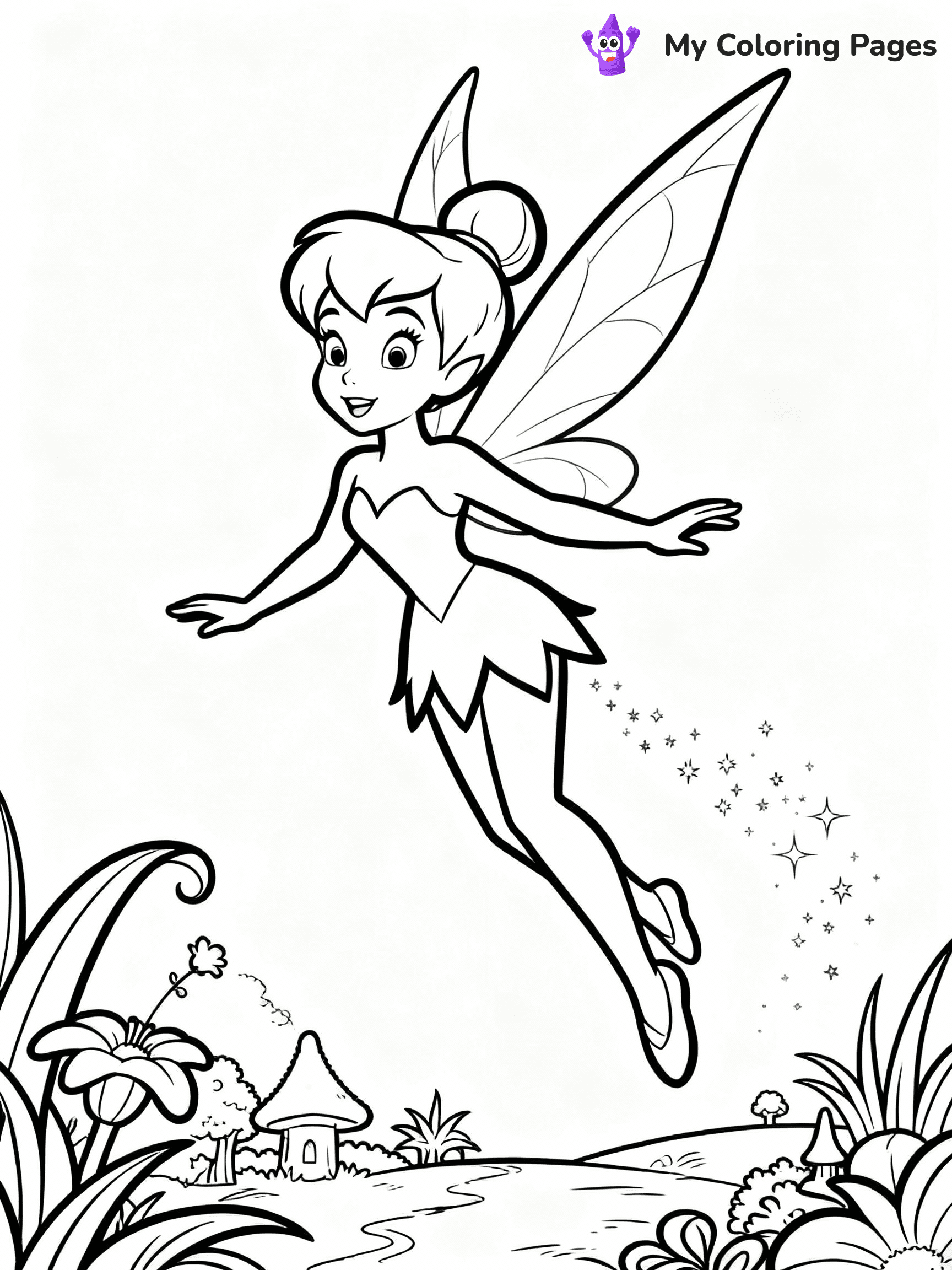 Tinkerbell Coloring Pages - 5