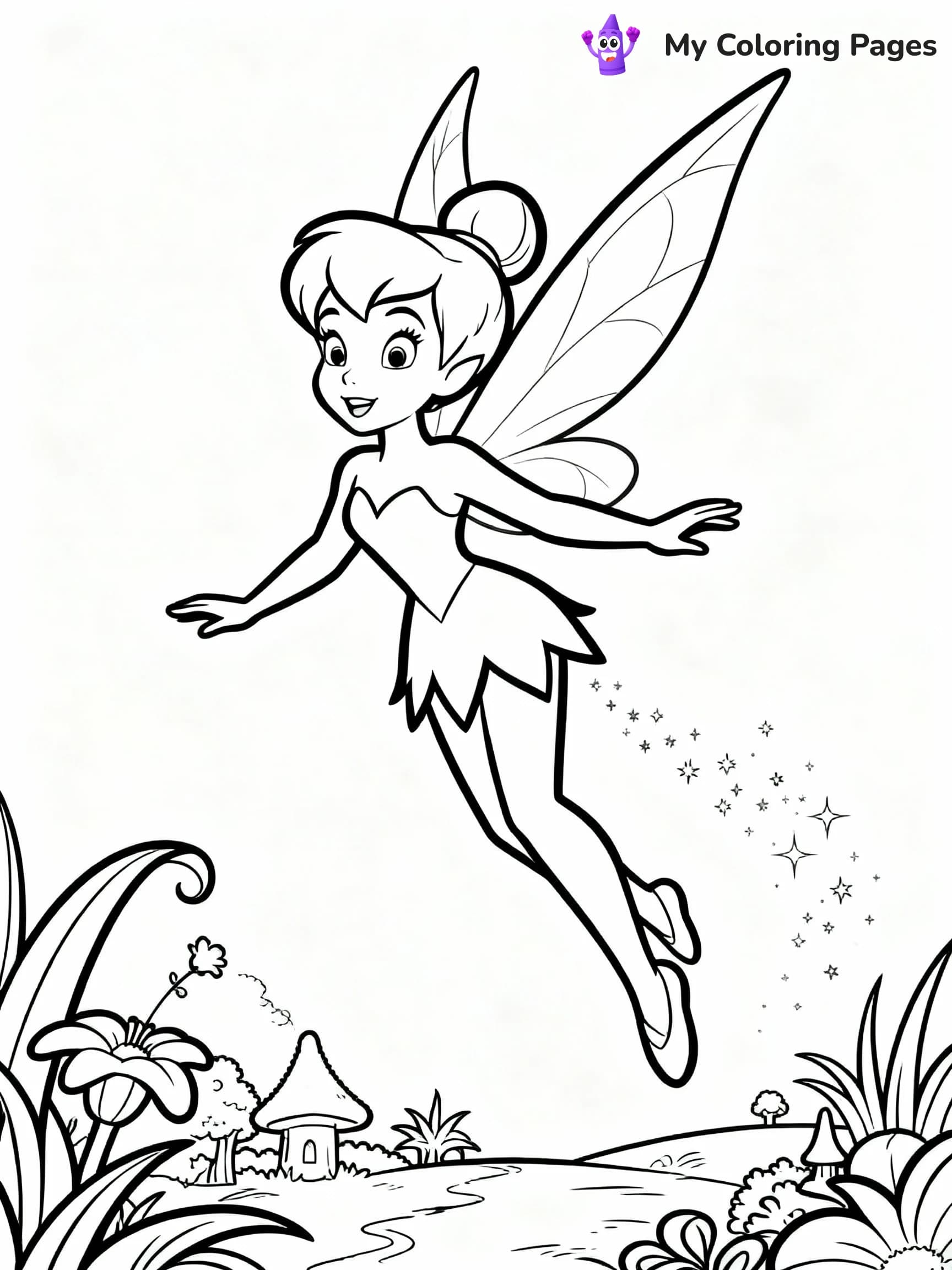 Tinkerbell Coloring Pages - 5