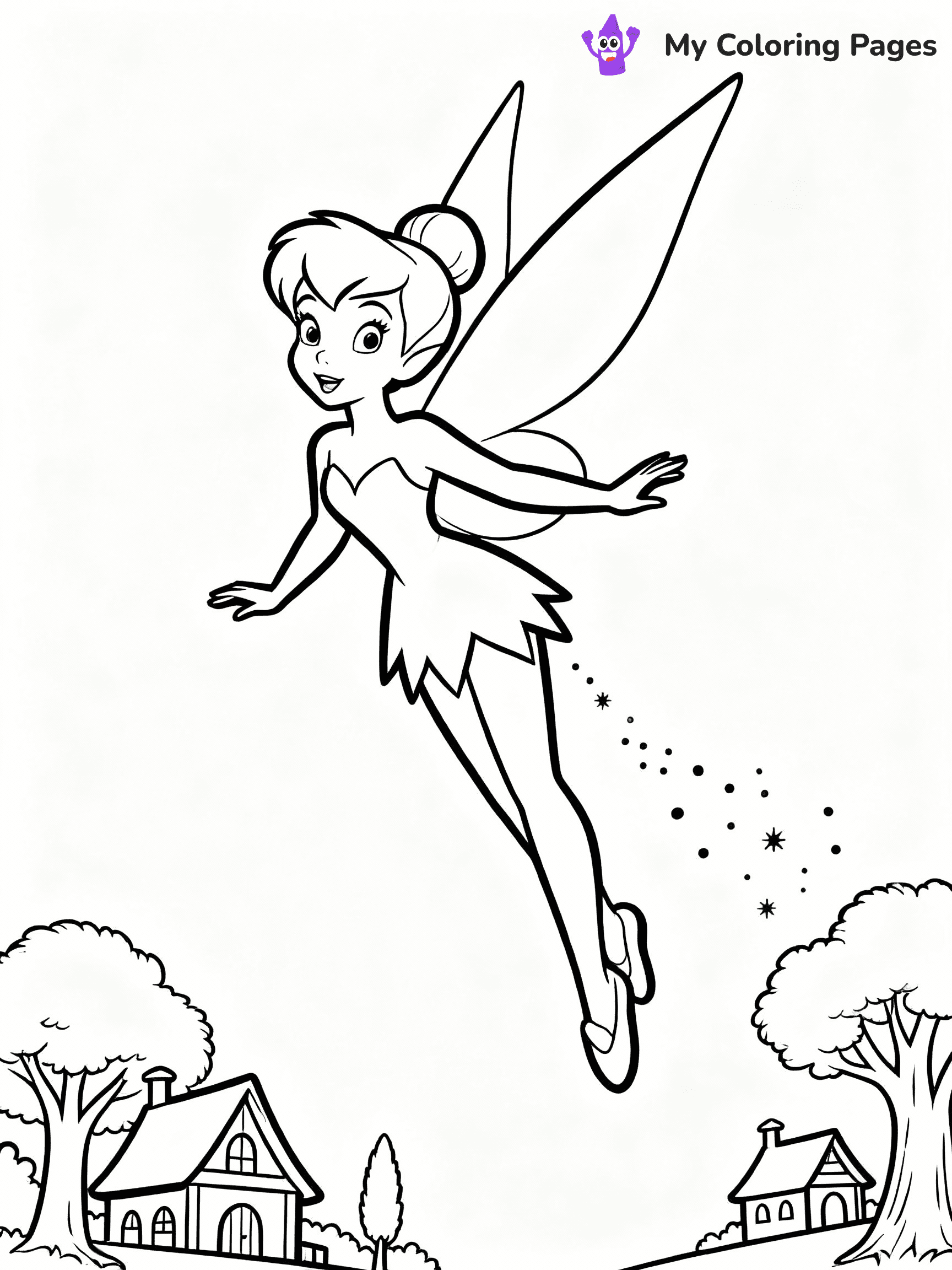 Tinkerbell Coloring Pages - 1