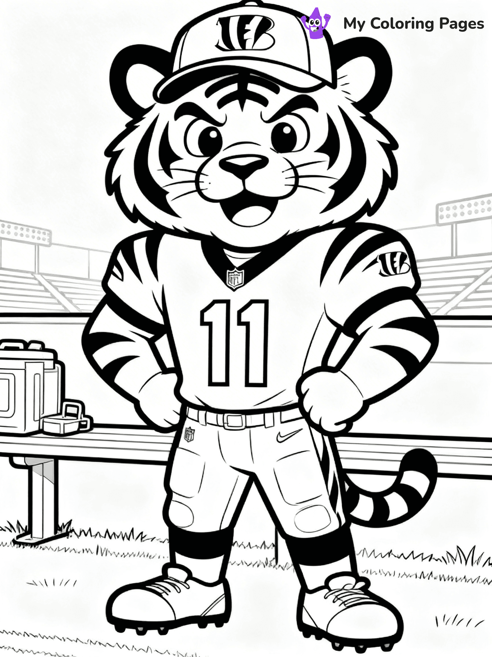 Bengals Coloring Pages - 30