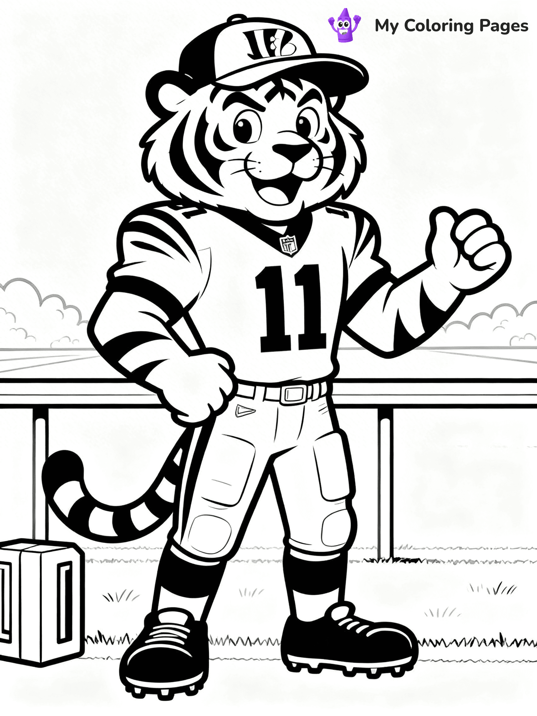 Bengals Coloring Pages - 27