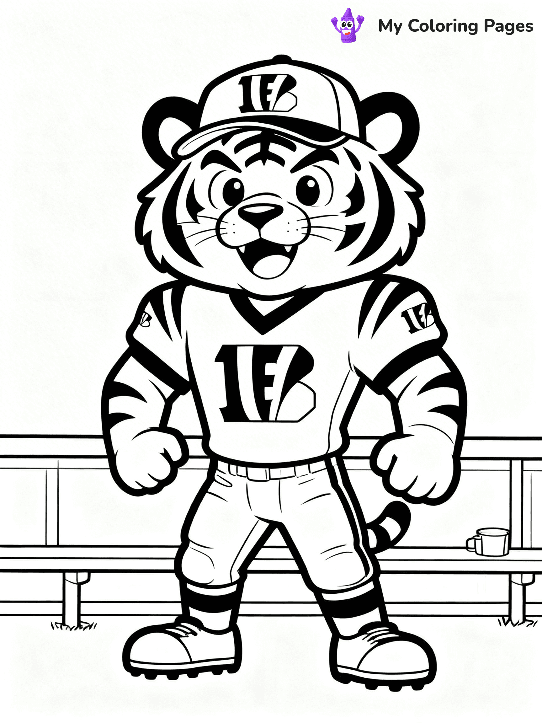 Bengals Coloring Pages - 24