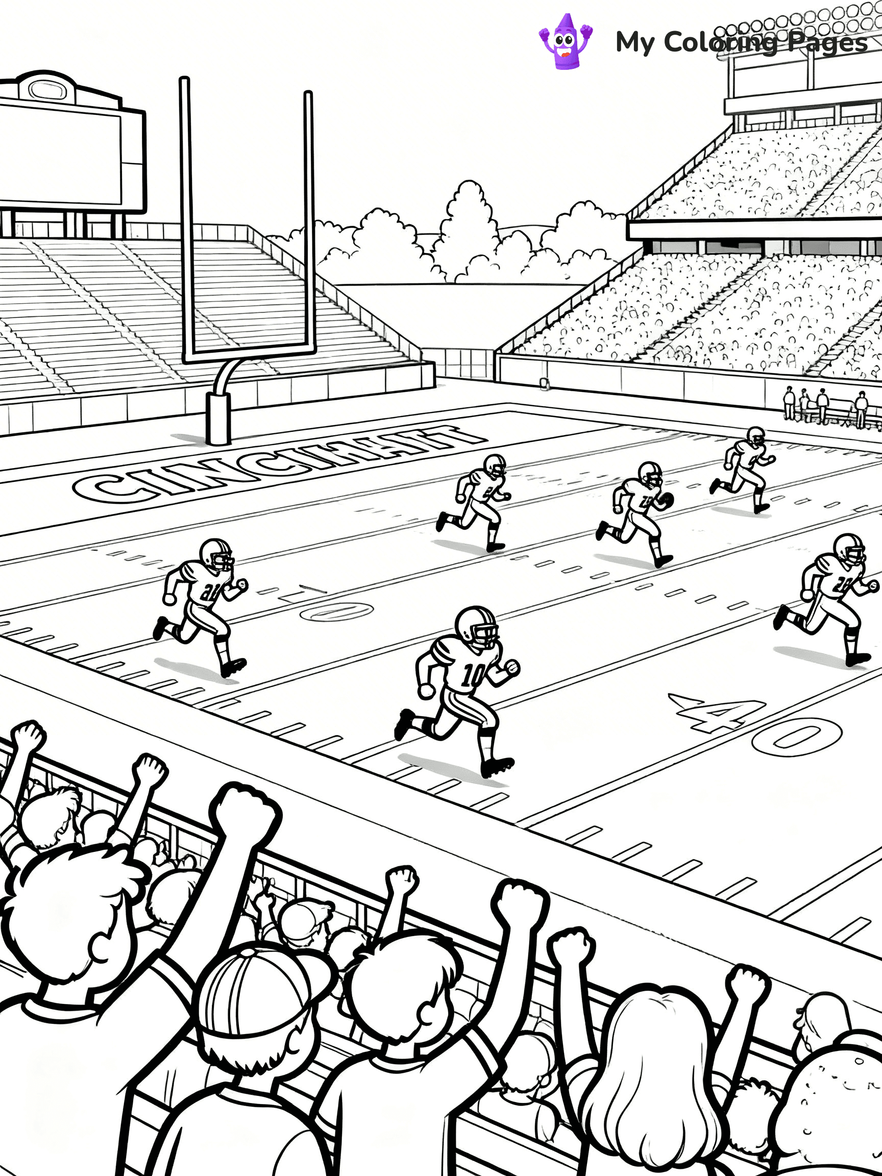 Bengals Coloring Pages - 9