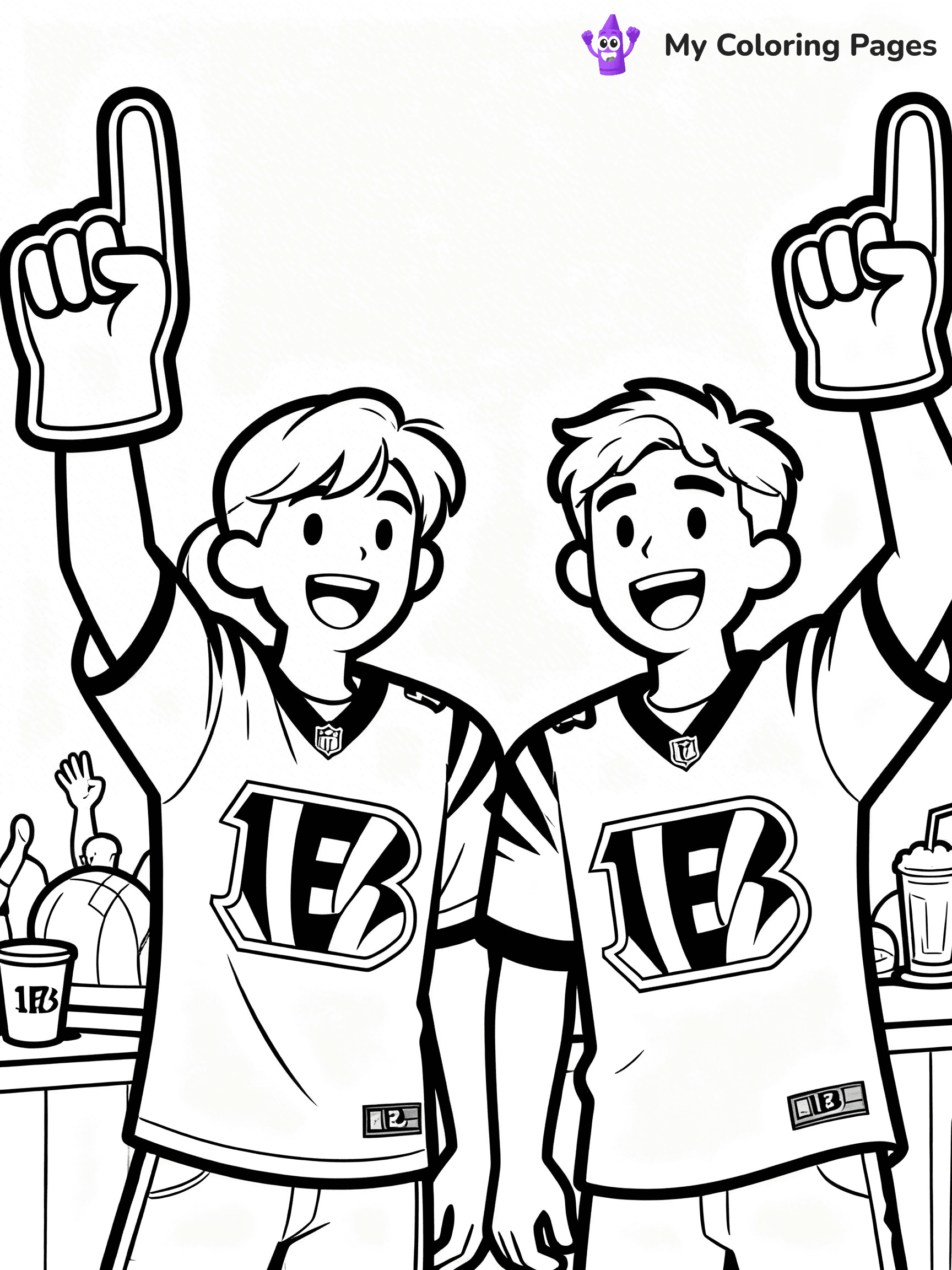 Bengals Coloring Pages - 5