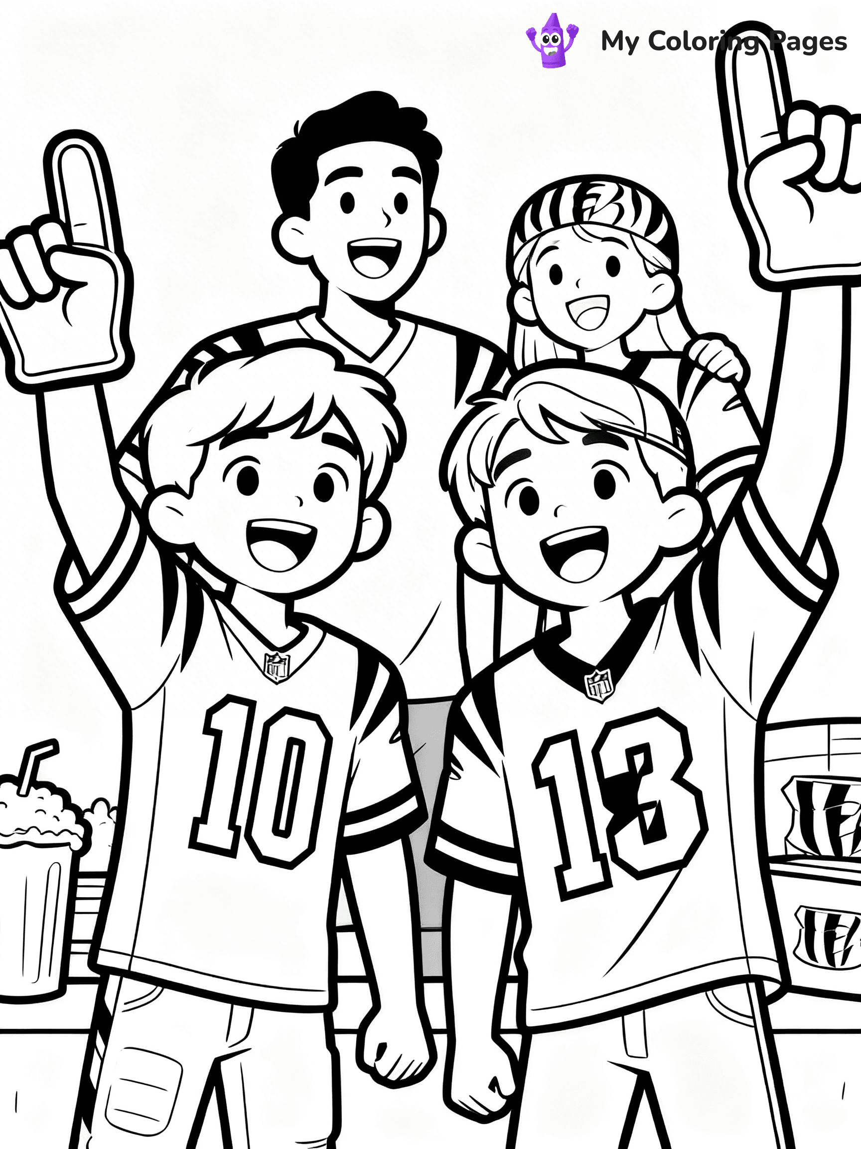 Bengals Coloring Pages - 4