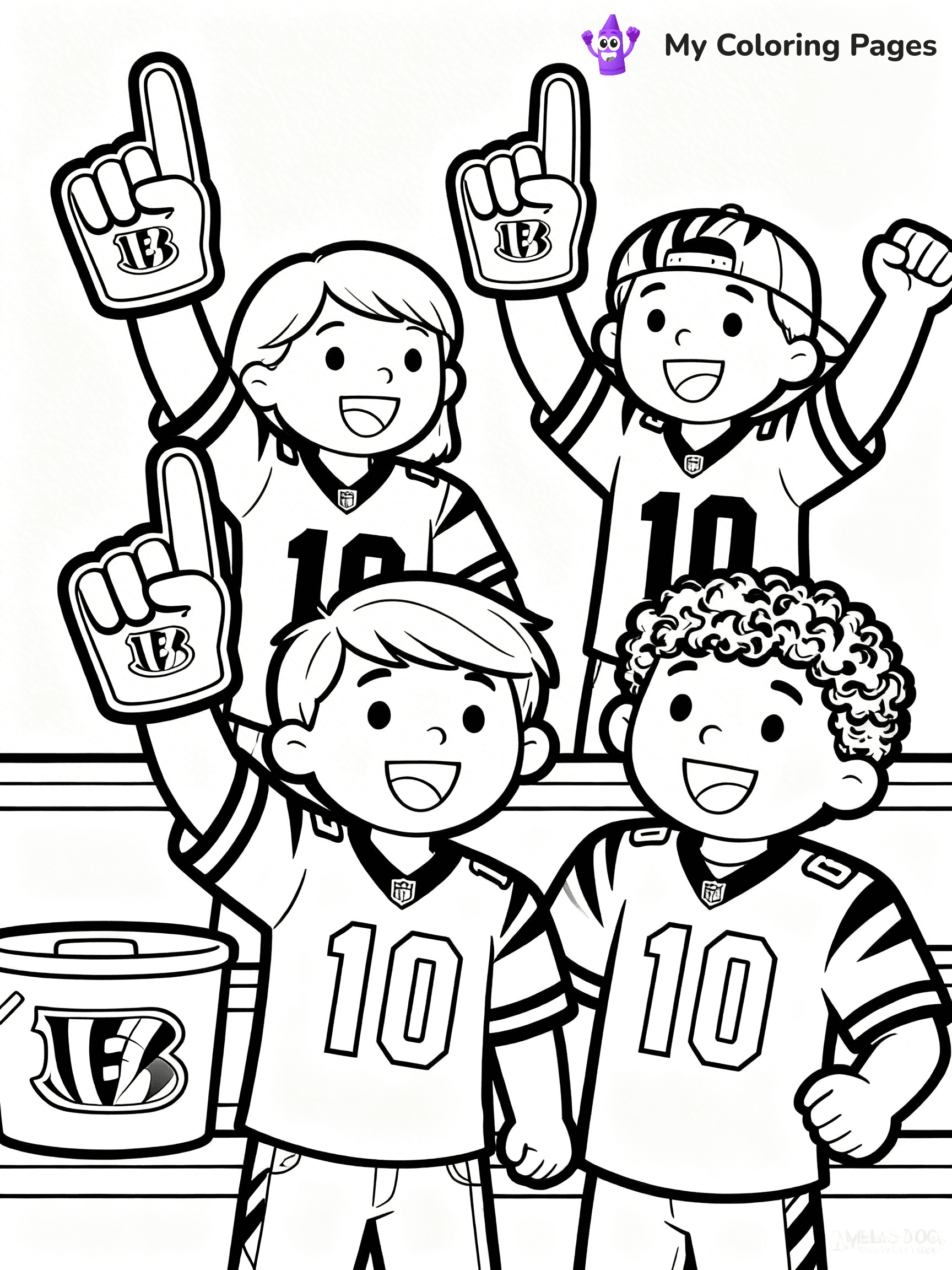 Bengals Coloring Pages - 3