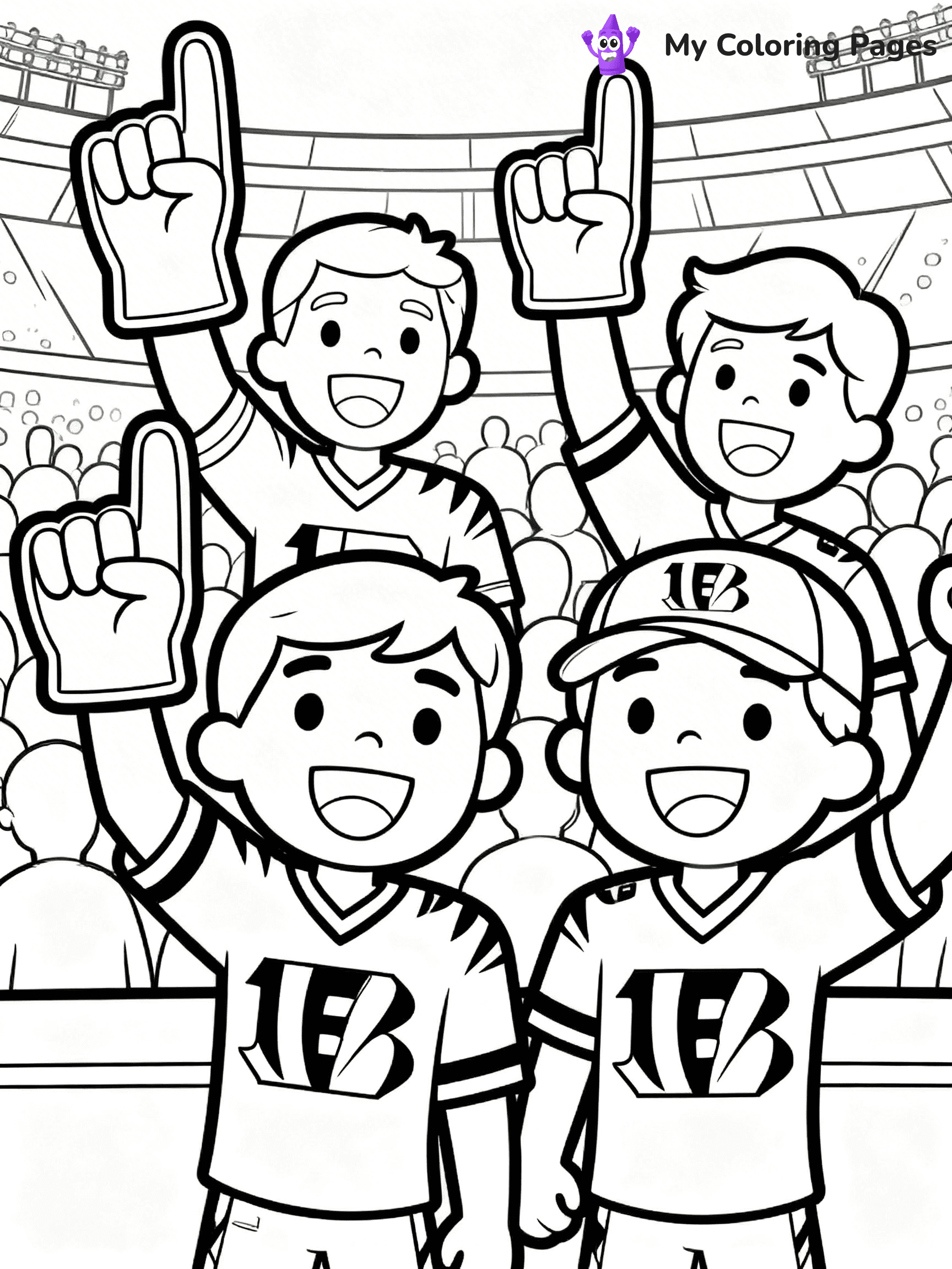 Bengals Coloring Pages - 2