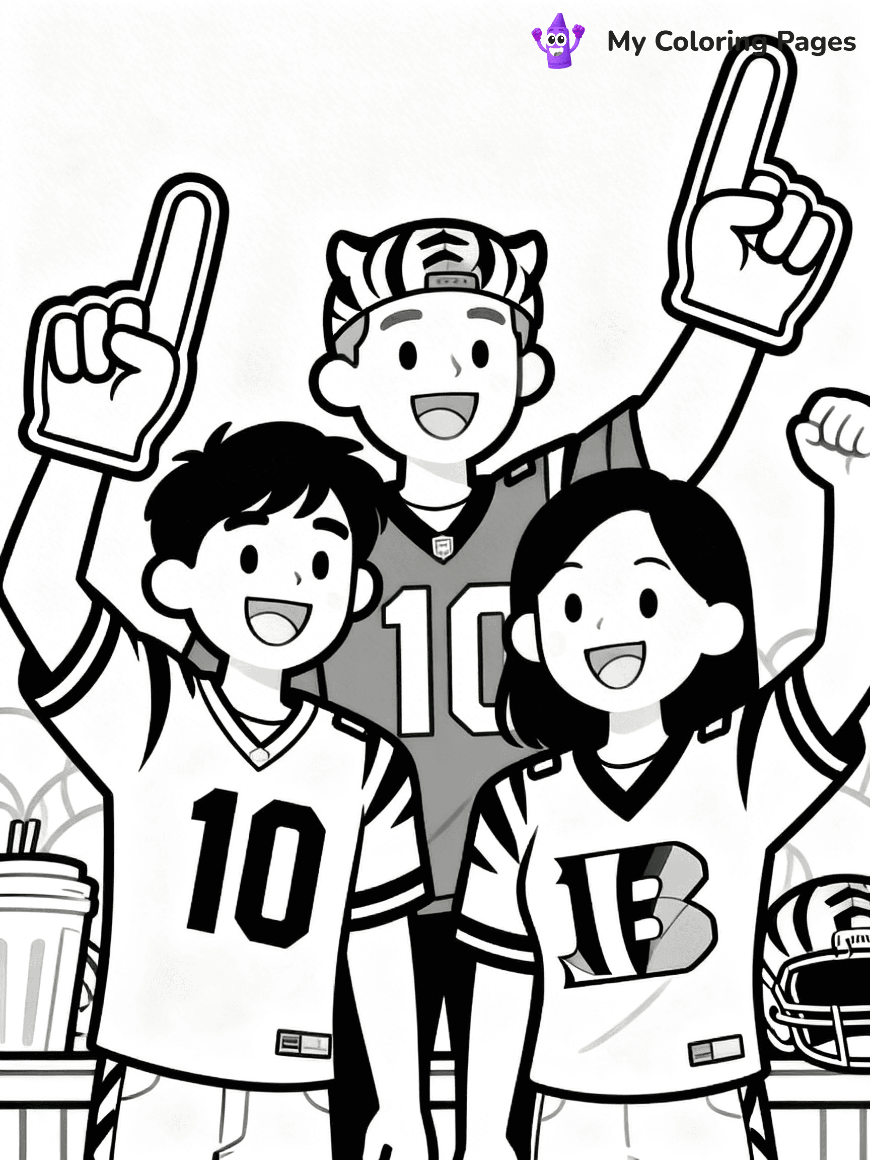 Bengals Coloring Pages - 1