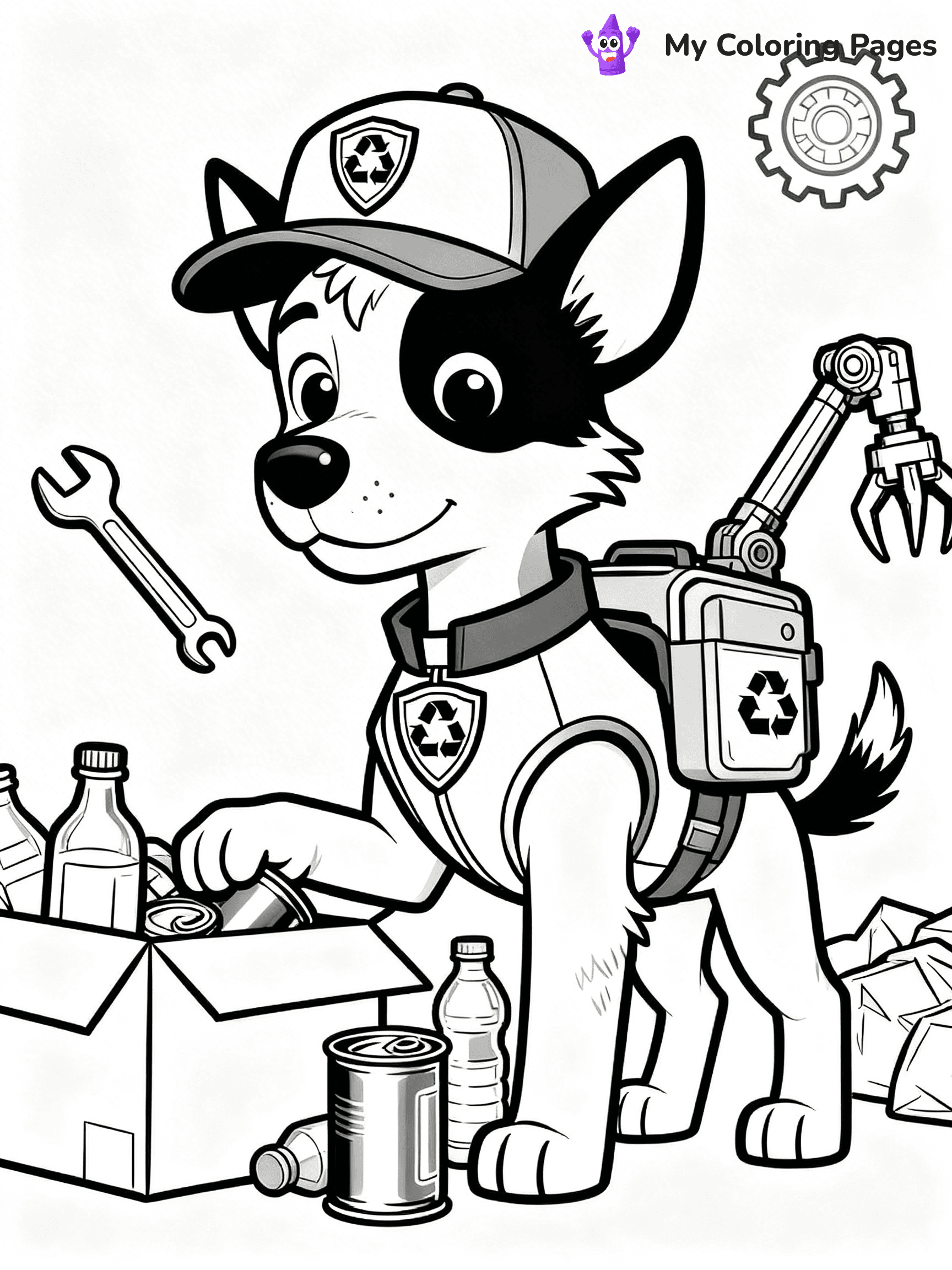 Rubble Coloring Pages - 12
