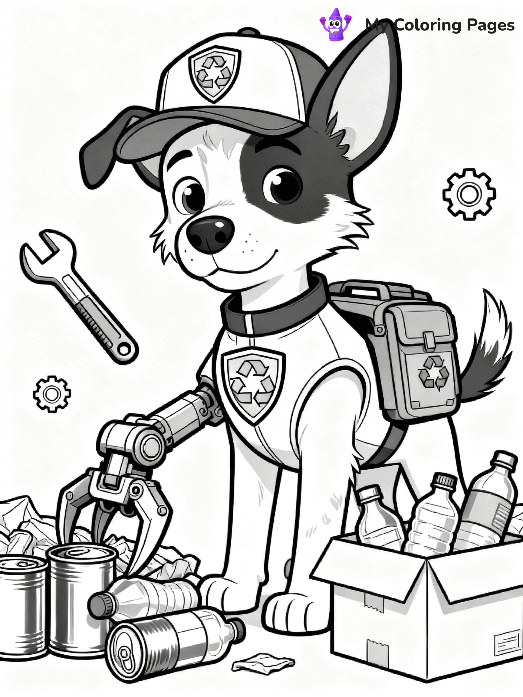 Rubble Coloring Pages - 11