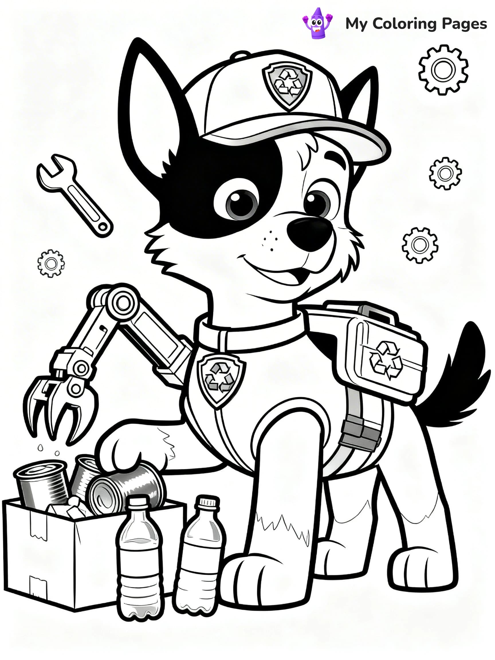 Rubble Coloring Pages - 1