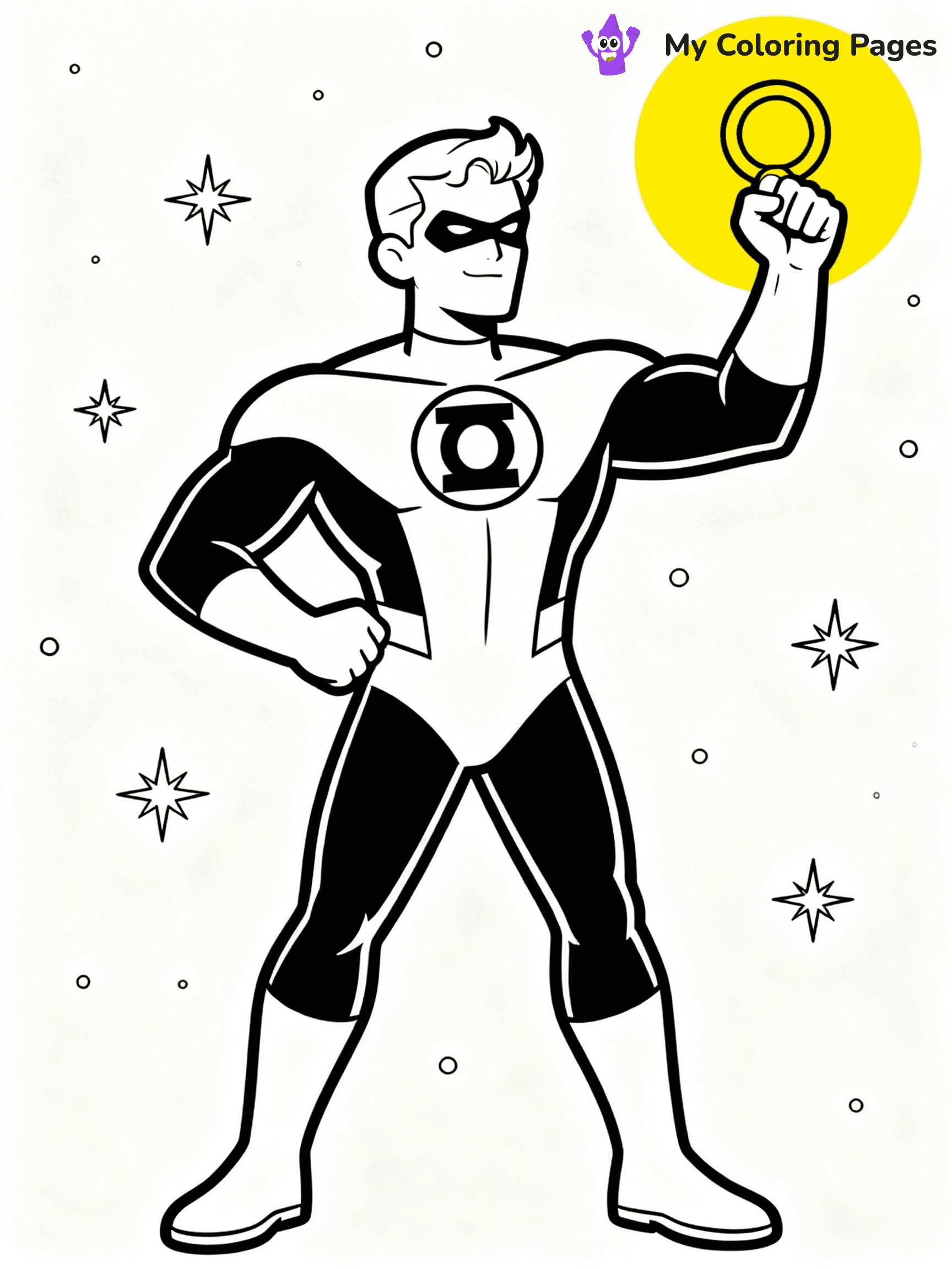 Green Lantern Coloring Pages - 29