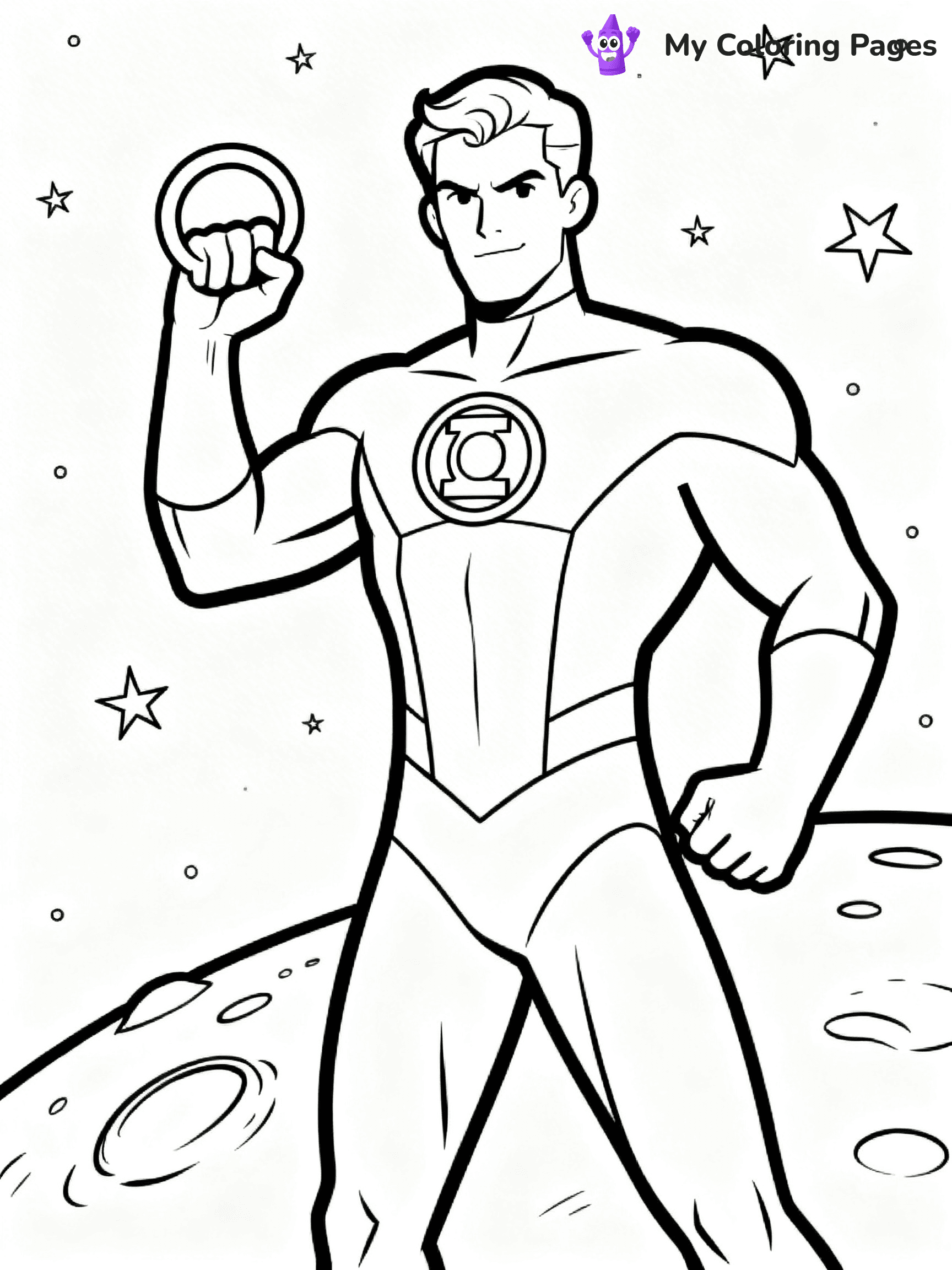 Green Lantern Coloring Pages - 27